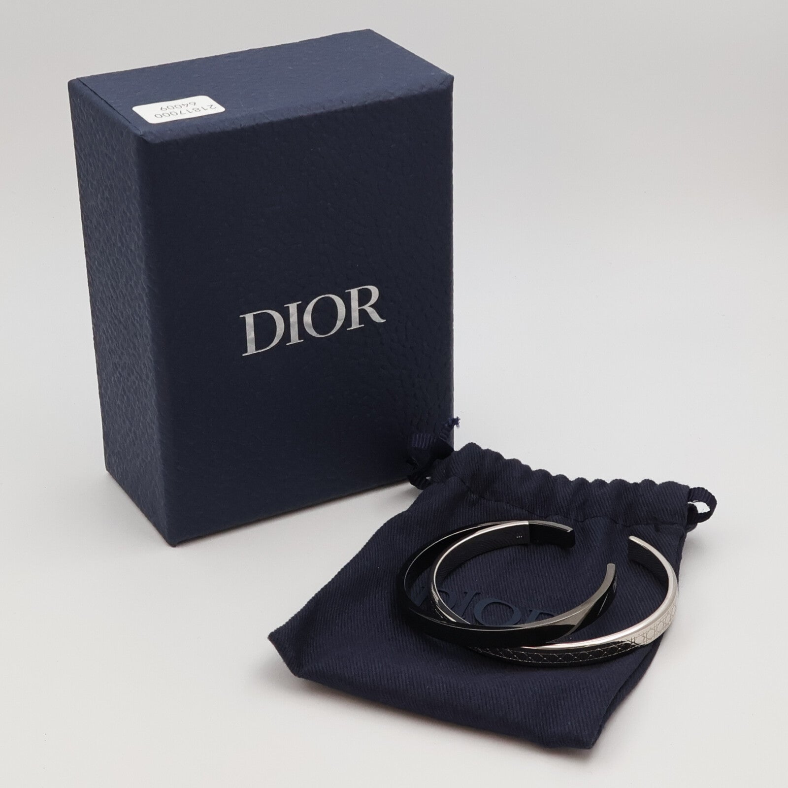 Dior 金屬Cannage Bangle Set手鐲