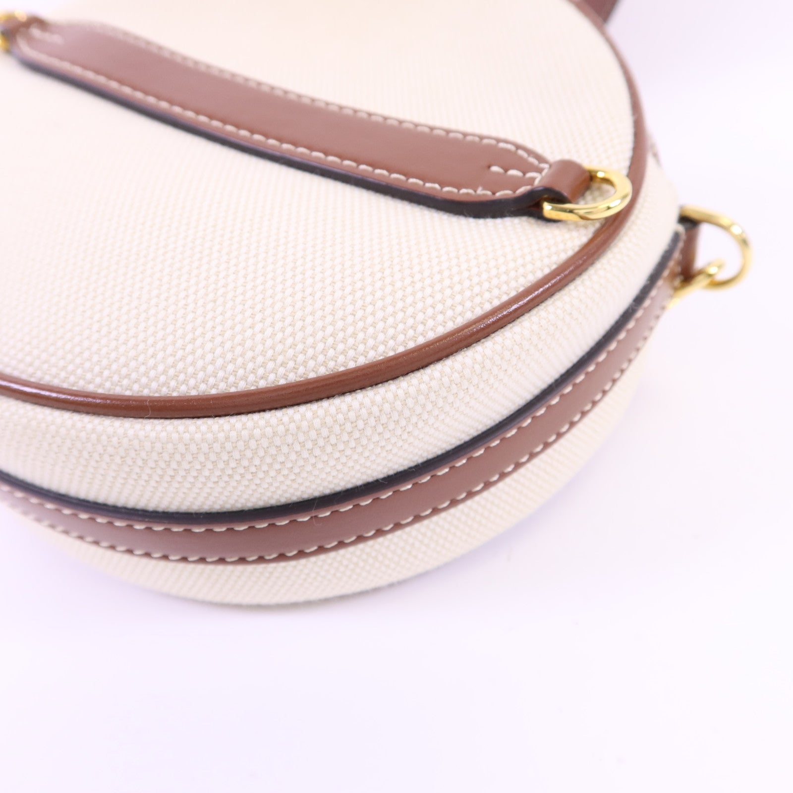 BURBERRY 帆布Louise金扣肩背袋