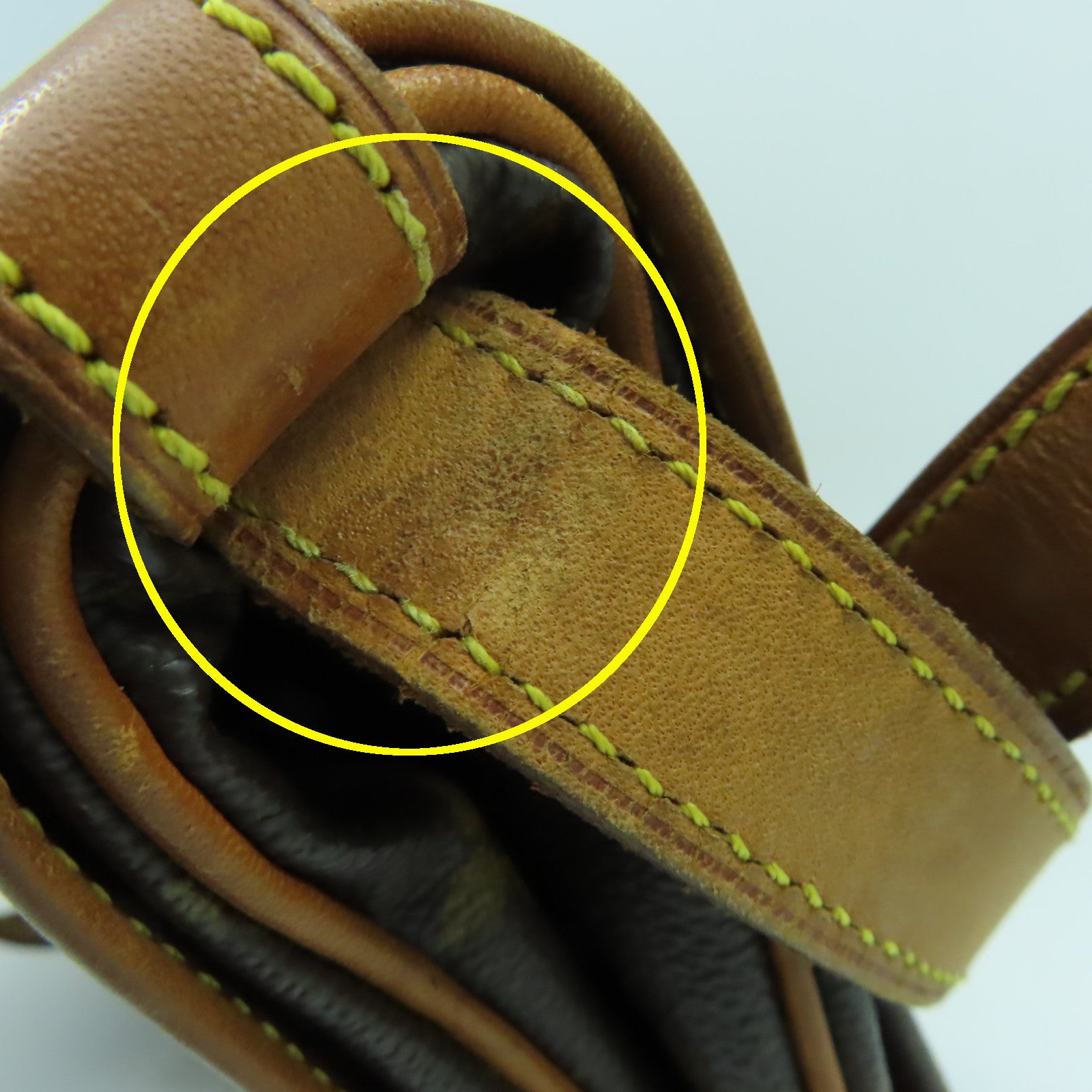 LOUIS VUITTON Monogram Saumur 30金扣肩背袋啡色