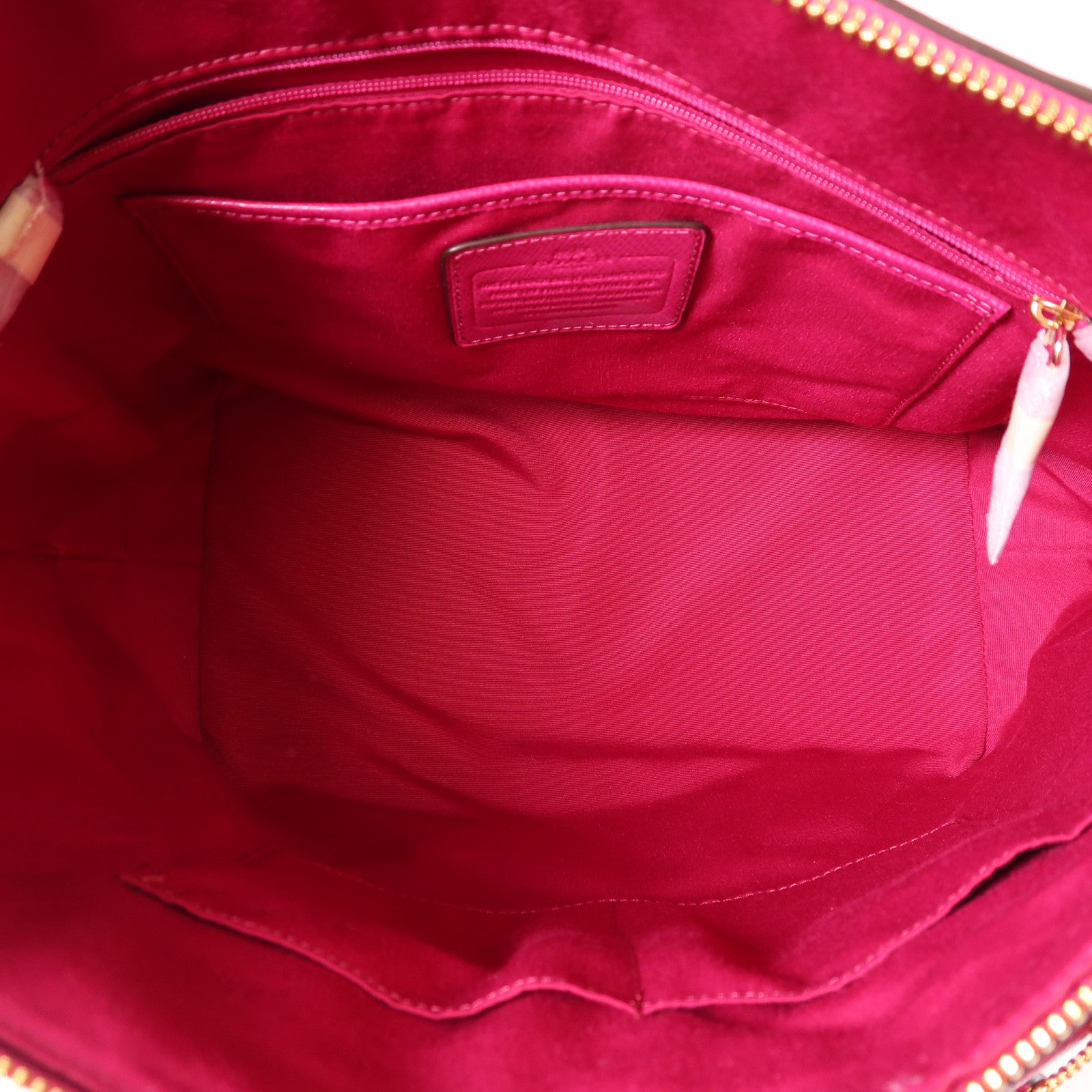 COACH 牛皮皮革2 Way Shoulder金扣手挽肩背兩用袋