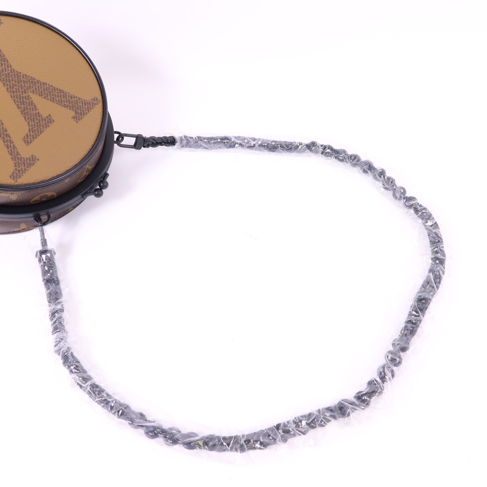 LOUIS VUITTON Monogram Reverse Boursicot BC鏈帶肩背袋