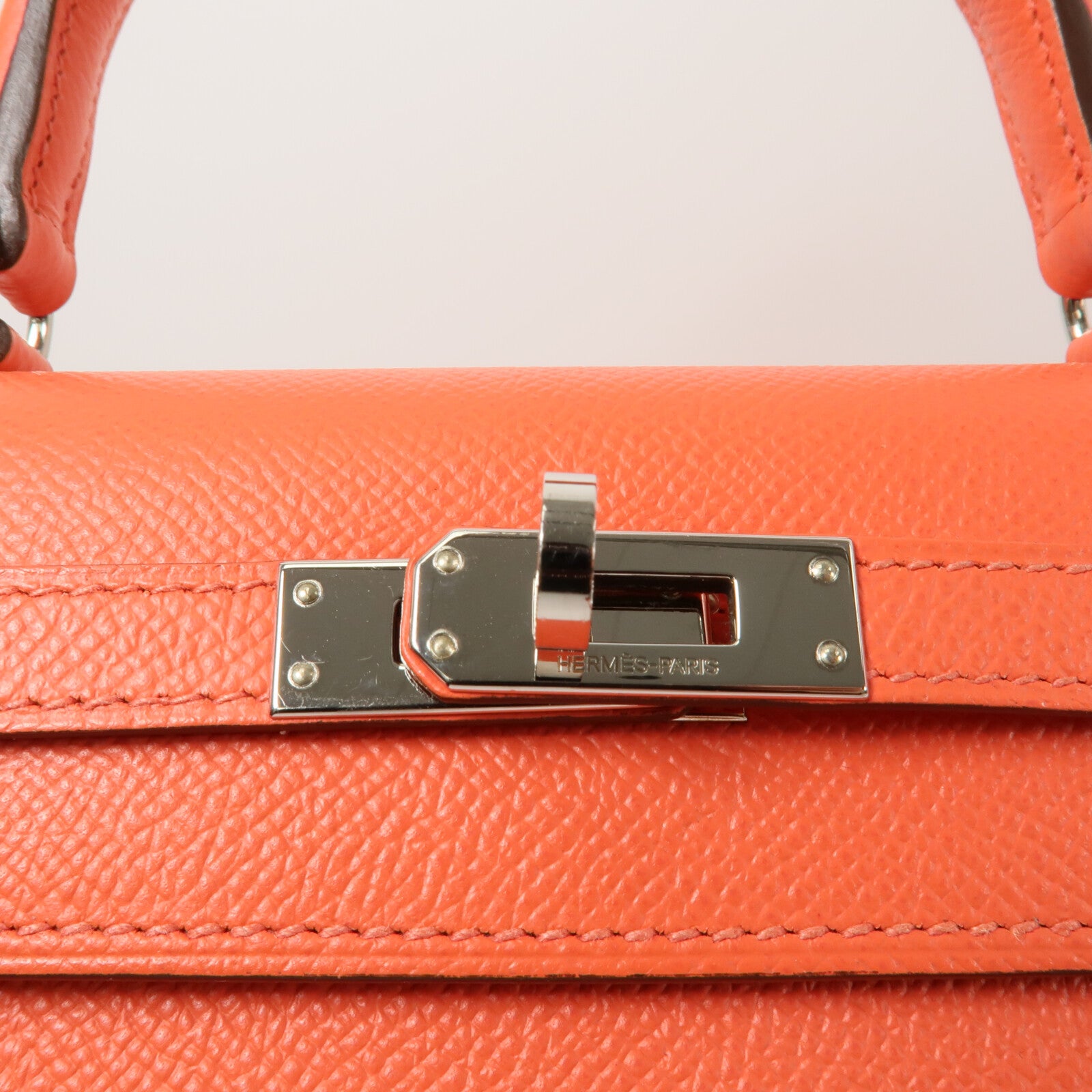 HERMES Epsom皮革Kelly 25手挽肩背兩用袋Rose Jaipur