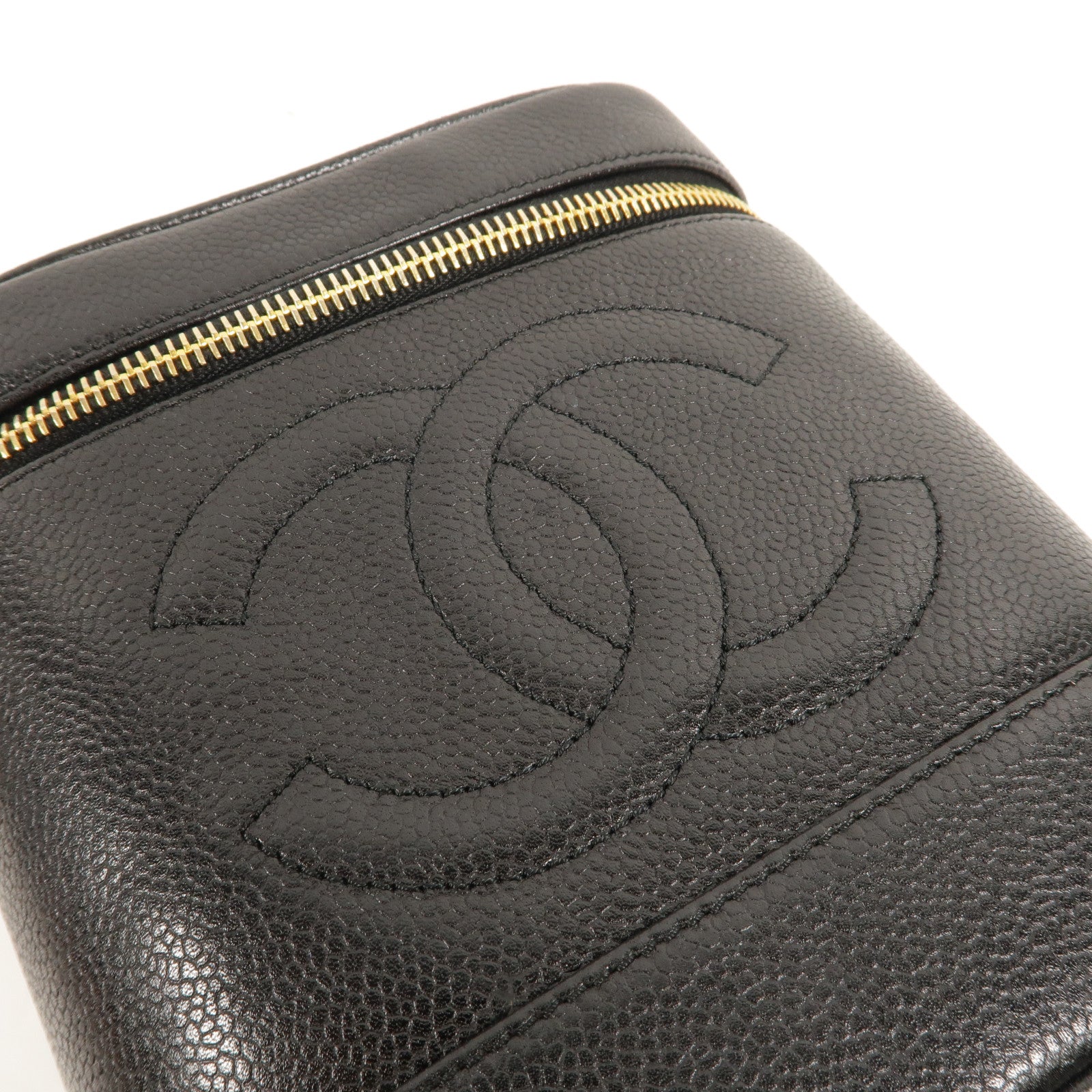 CHANEL 牛皮皮革Vintage Vanity Case手挽袋