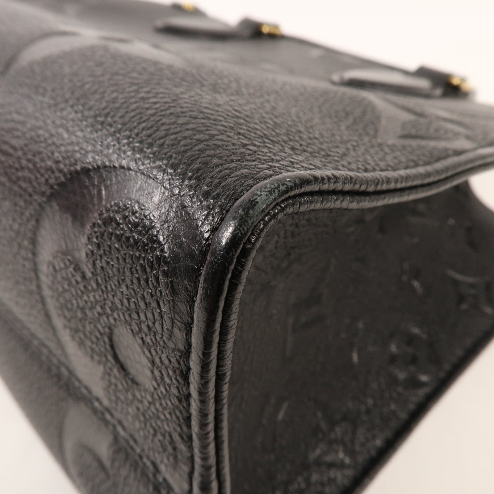 LOUIS VUITTON Monogram Empreinte On The Go PM金扣手挽肩背兩用袋