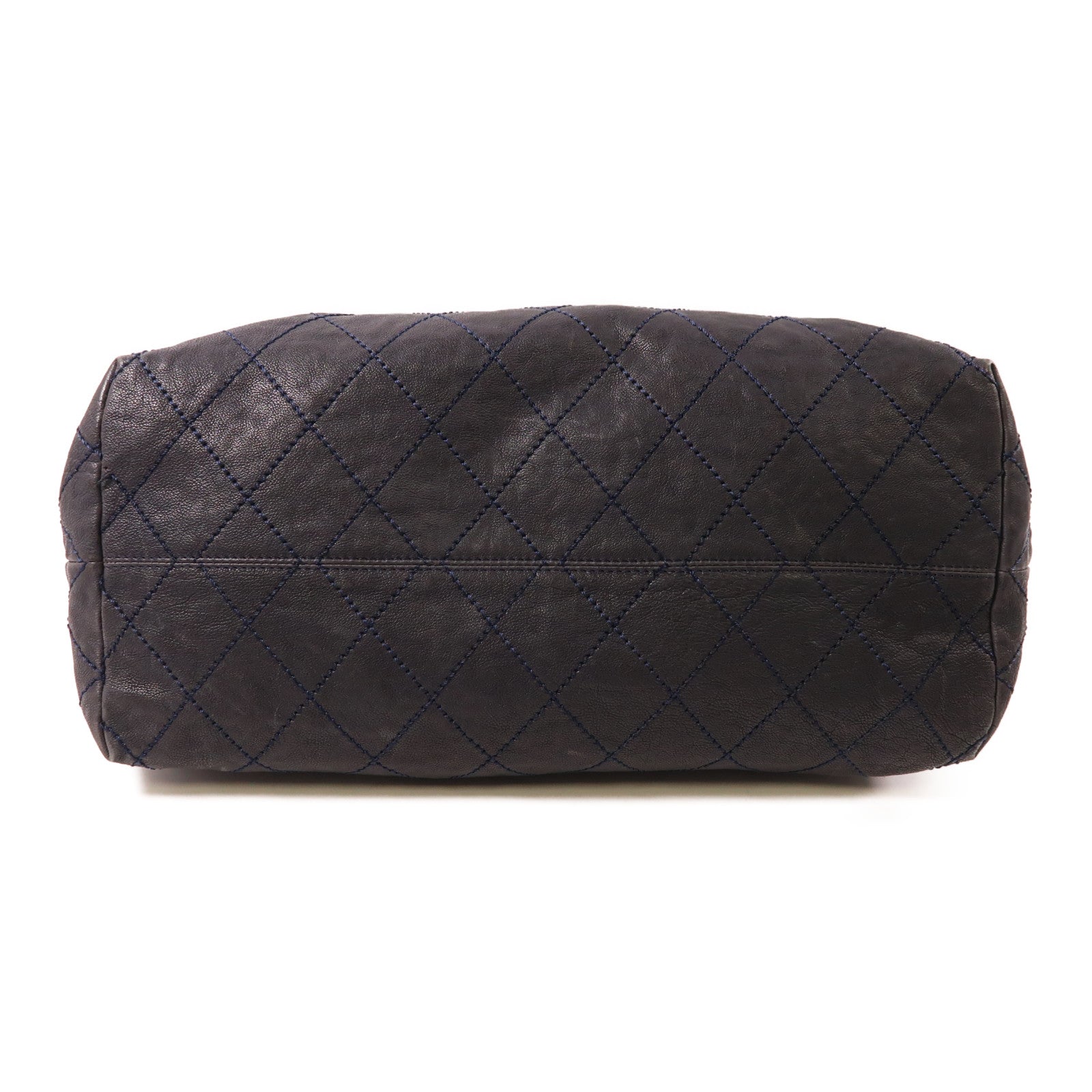CHANEL 牛皮皮革Shoulder Bag銀扣肩背袋