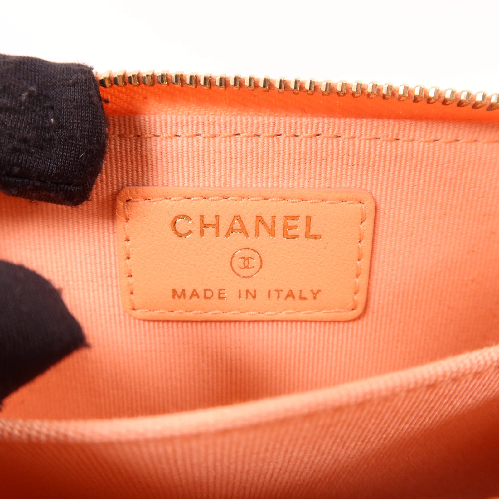 CHANEL 羊皮皮革Card Case金扣卡片套