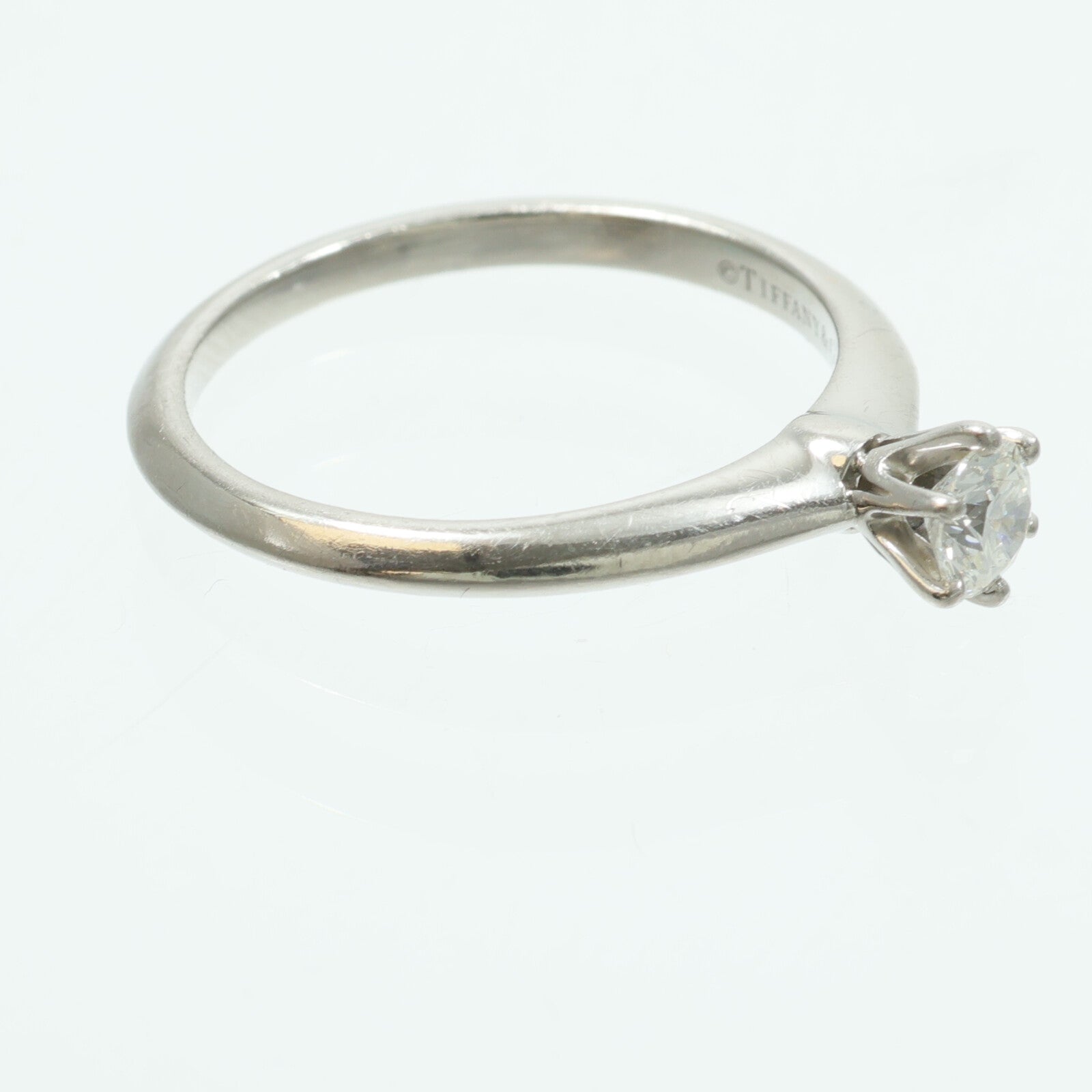 TIFFANY＆CO PT950鉑金TI SPTRD鑽石戒指