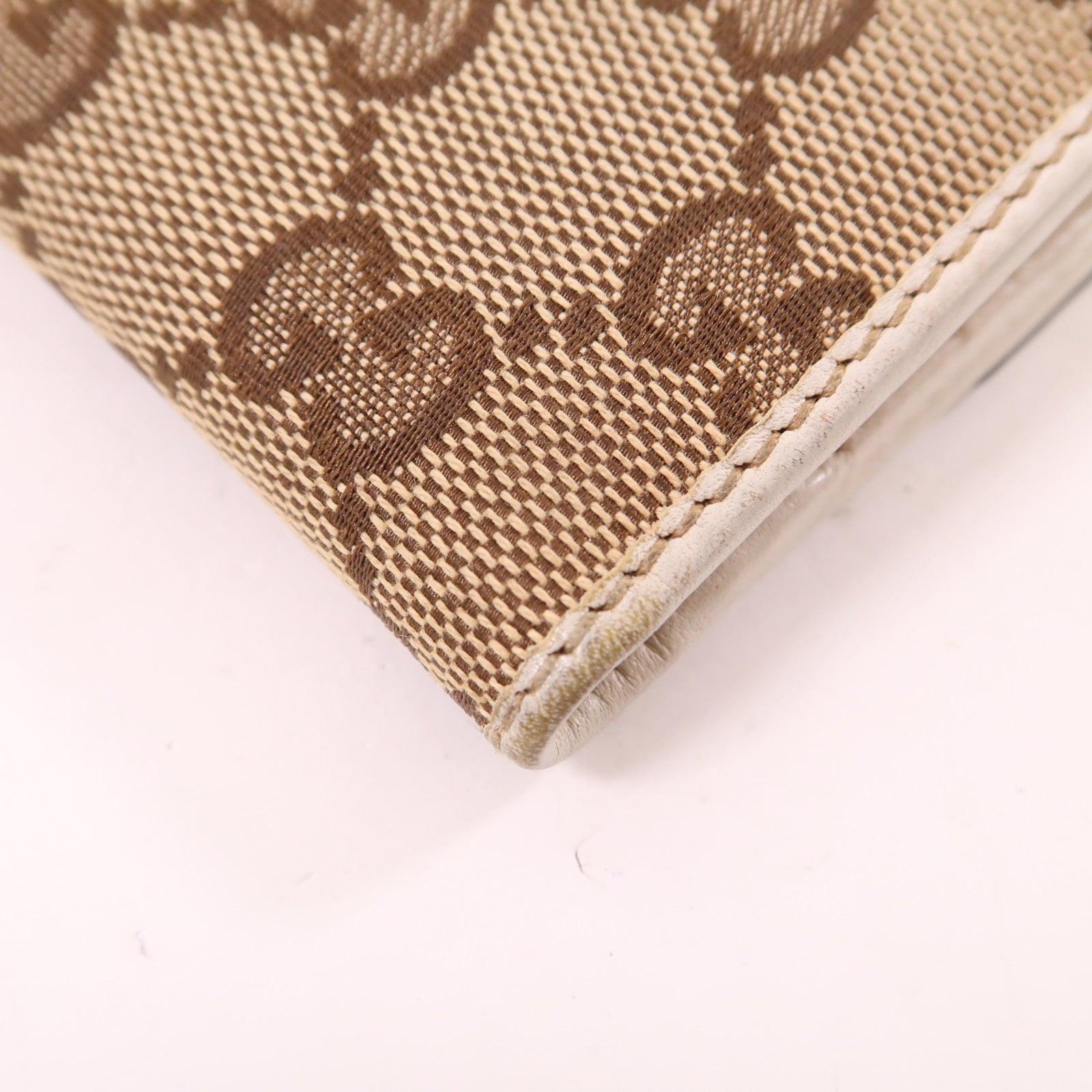 GUCCI 帆布Wallet金扣錢包