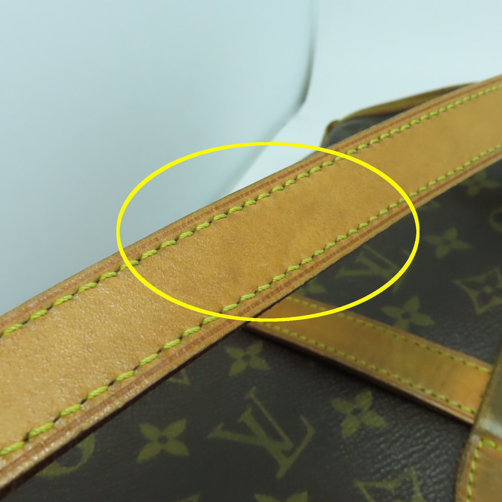 LOUIS VUITTON Monogram Saumur 30金扣肩背袋啡色