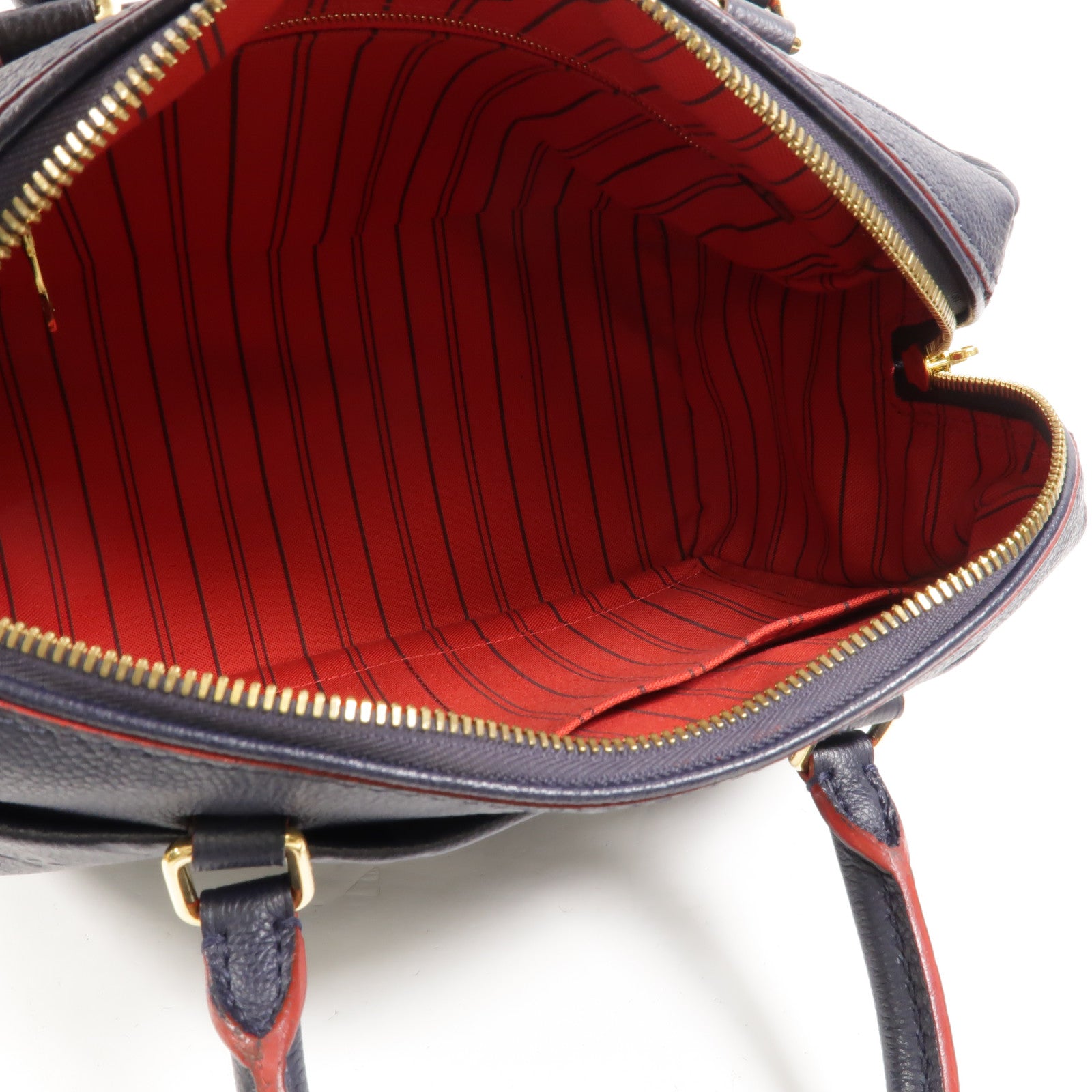 LOUIS VUITTON Monogram Empreinte Speedy Bandouliere 25金扣手挽肩背兩用袋