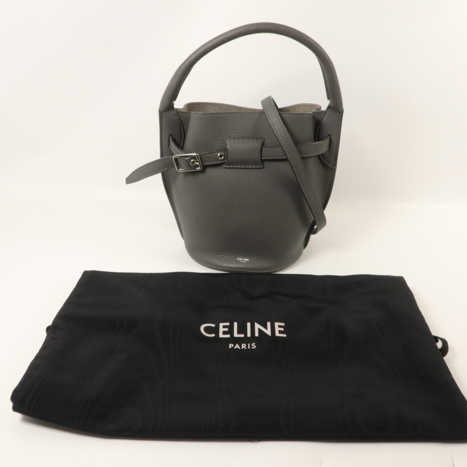 CELINE 牛皮皮革Nano Bucket手挽肩背兩用袋