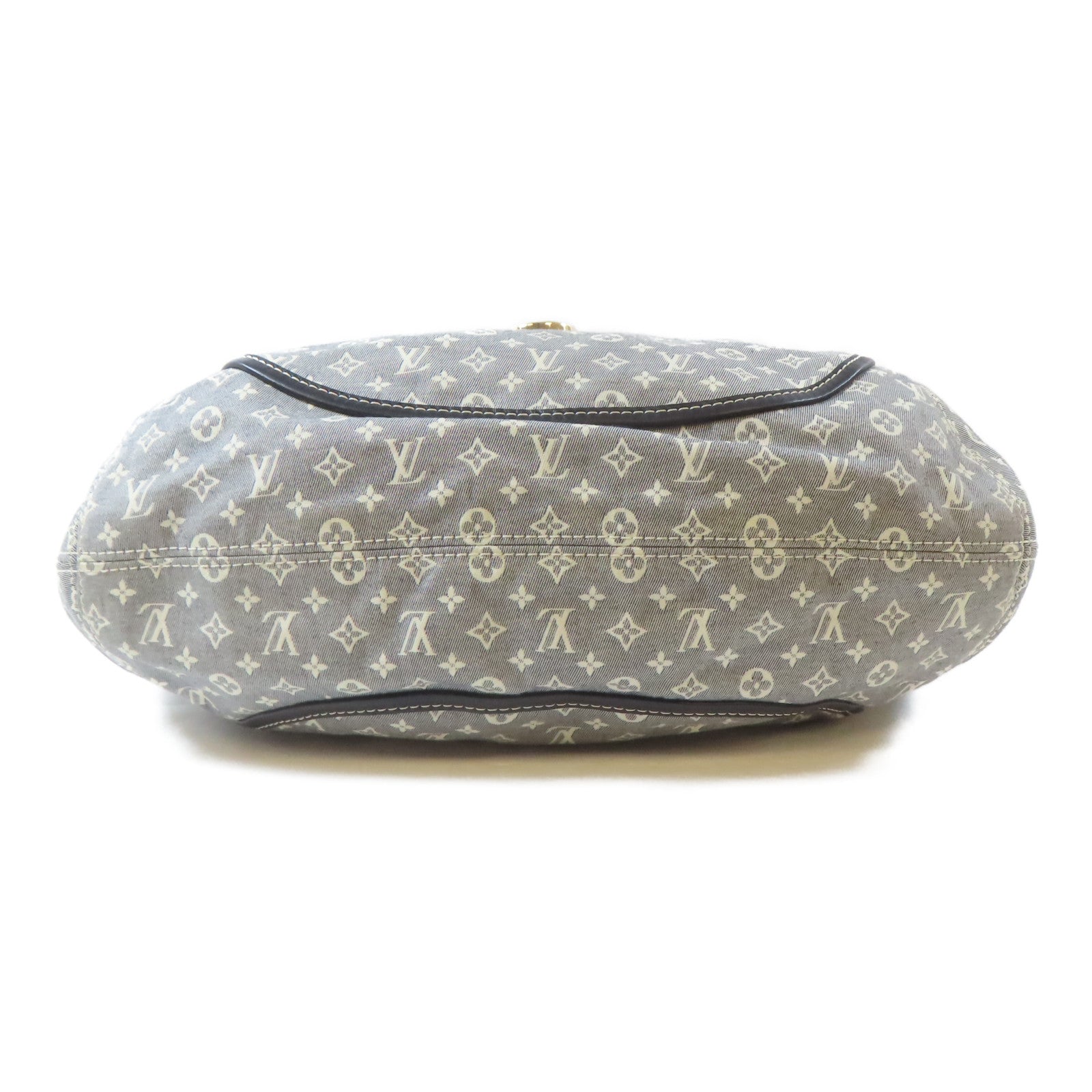 LOUIS VUITTON Monogram Idylle Mini Romance金扣肩背袋灰色