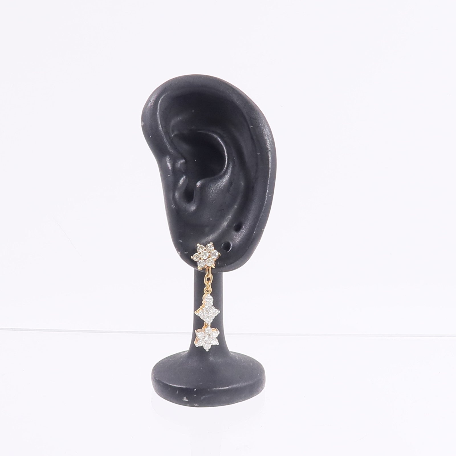 JEWELRY 18K黃金/白金Diamond Earring鑽石耳環