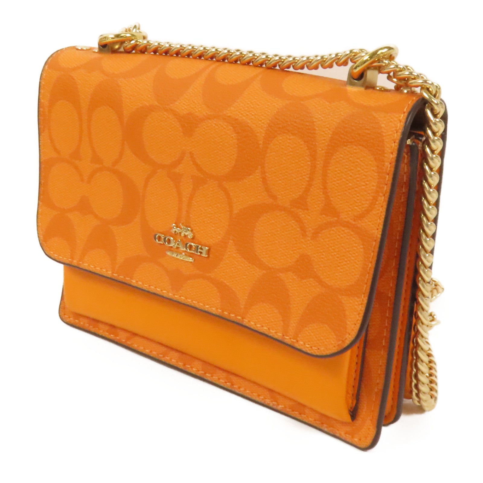 COACH 塗層帆布Mini Klare肩背袋