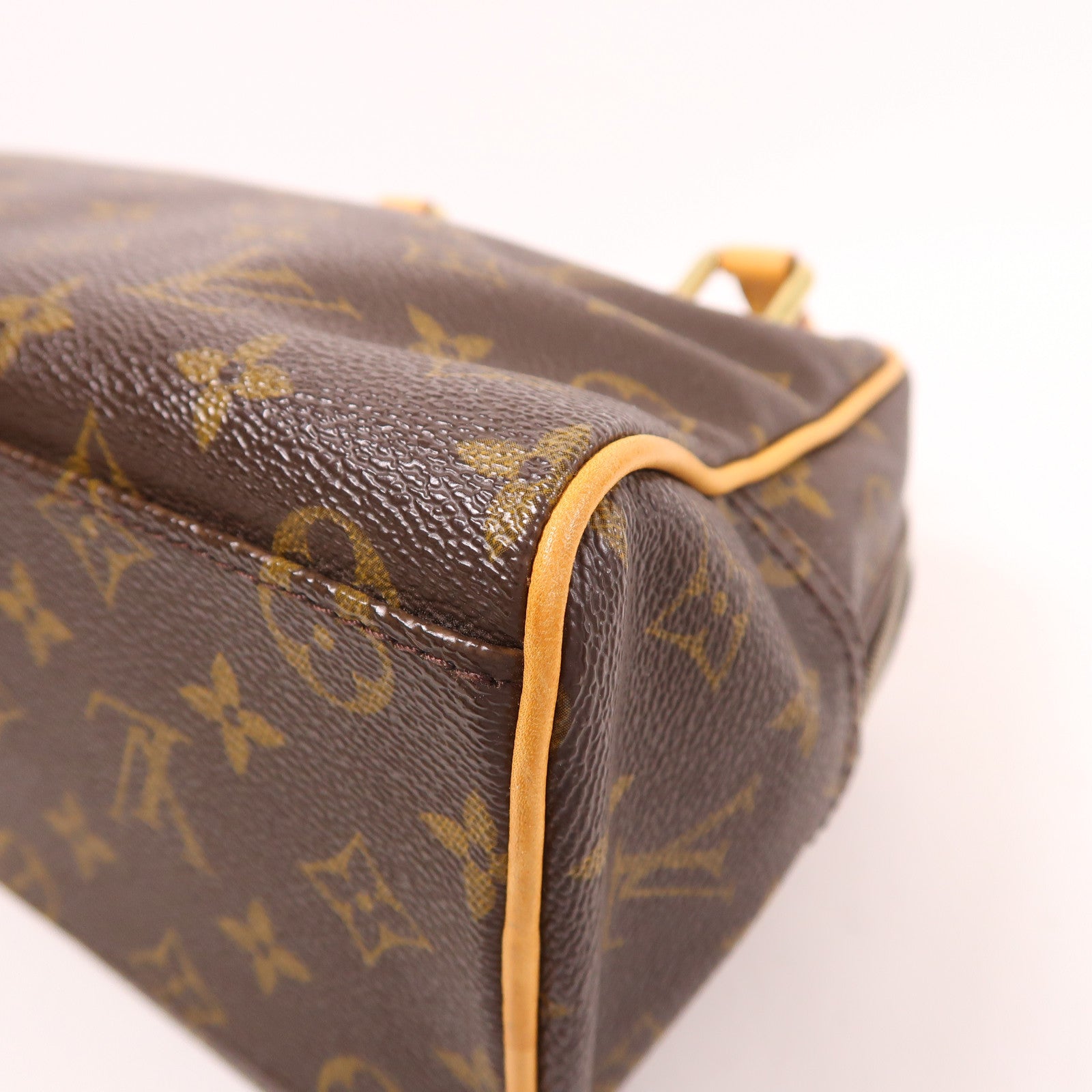 LOUIS VUITTON Monogram Manhattan PM手挽袋棕色
