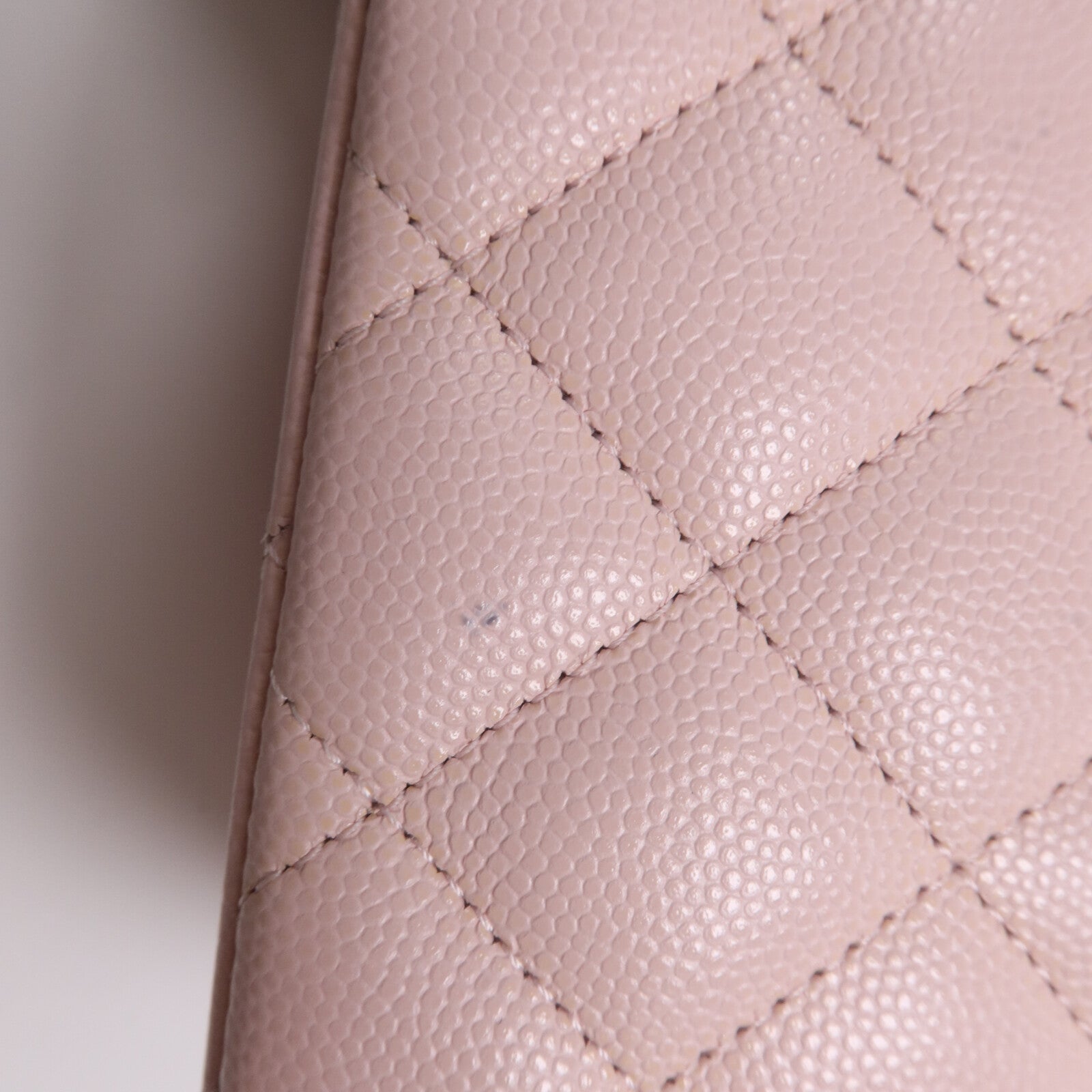 CHANEL 牛皮皮革Shoulder Bag金扣鏈帶肩背袋