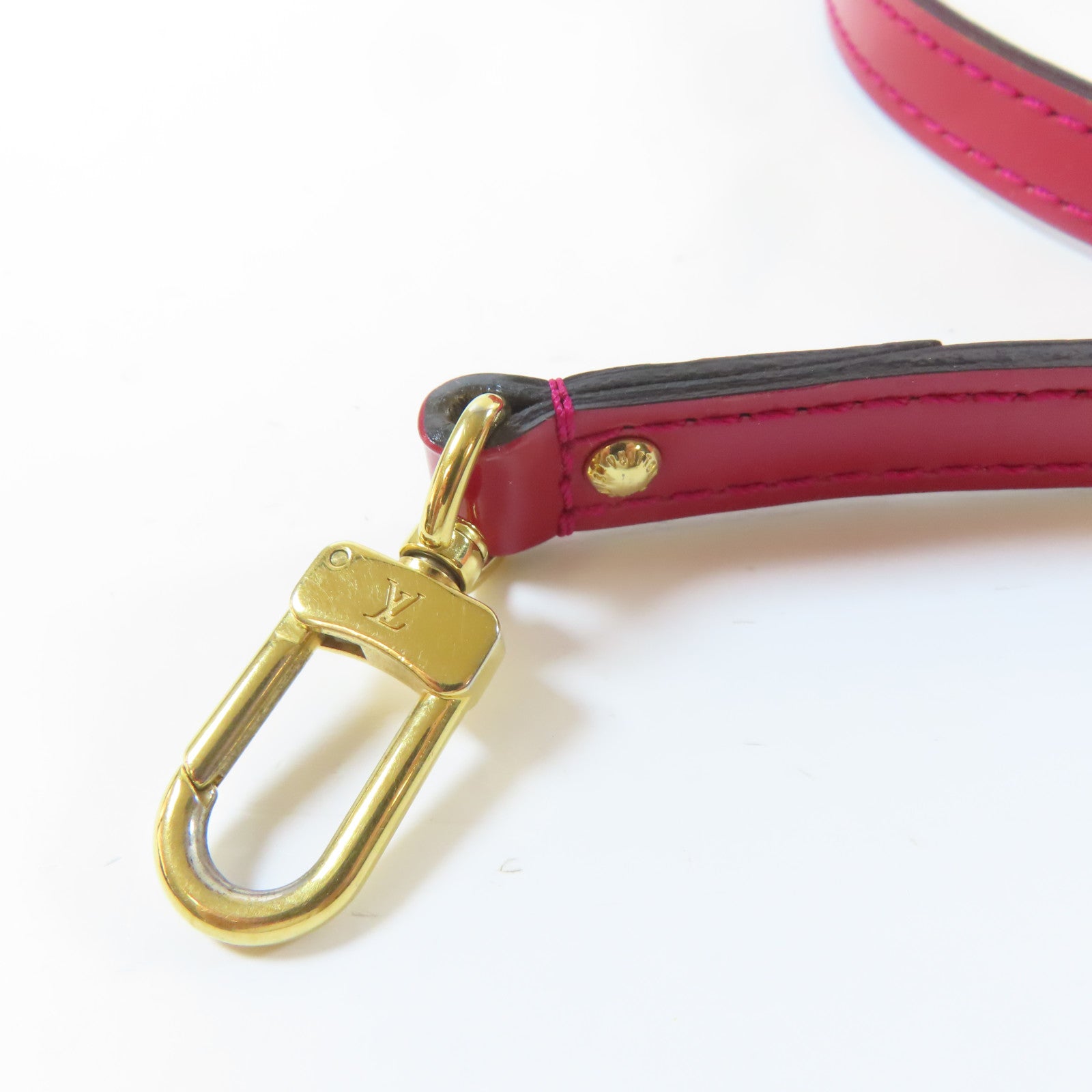 LOUIS VUITTON Vernis Alma BB金扣手挽肩背兩用袋紅色