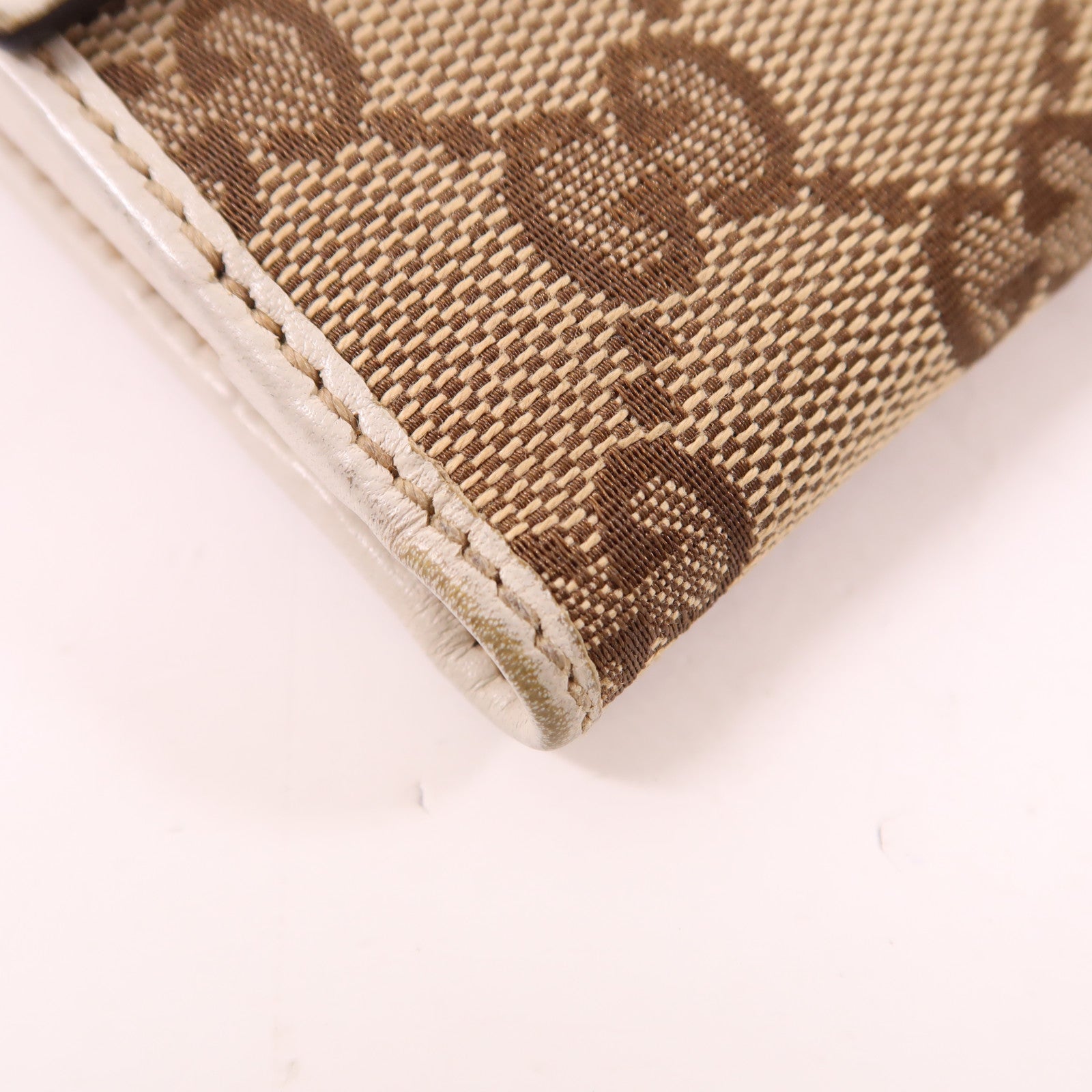 GUCCI 帆布Wallet金扣錢包