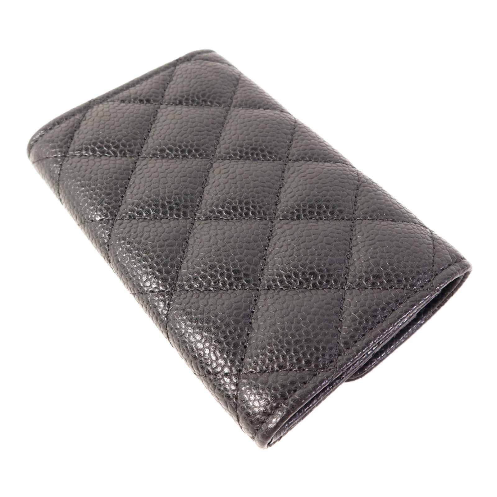 CHANEL 牛皮皮革Card Case金扣卡片套