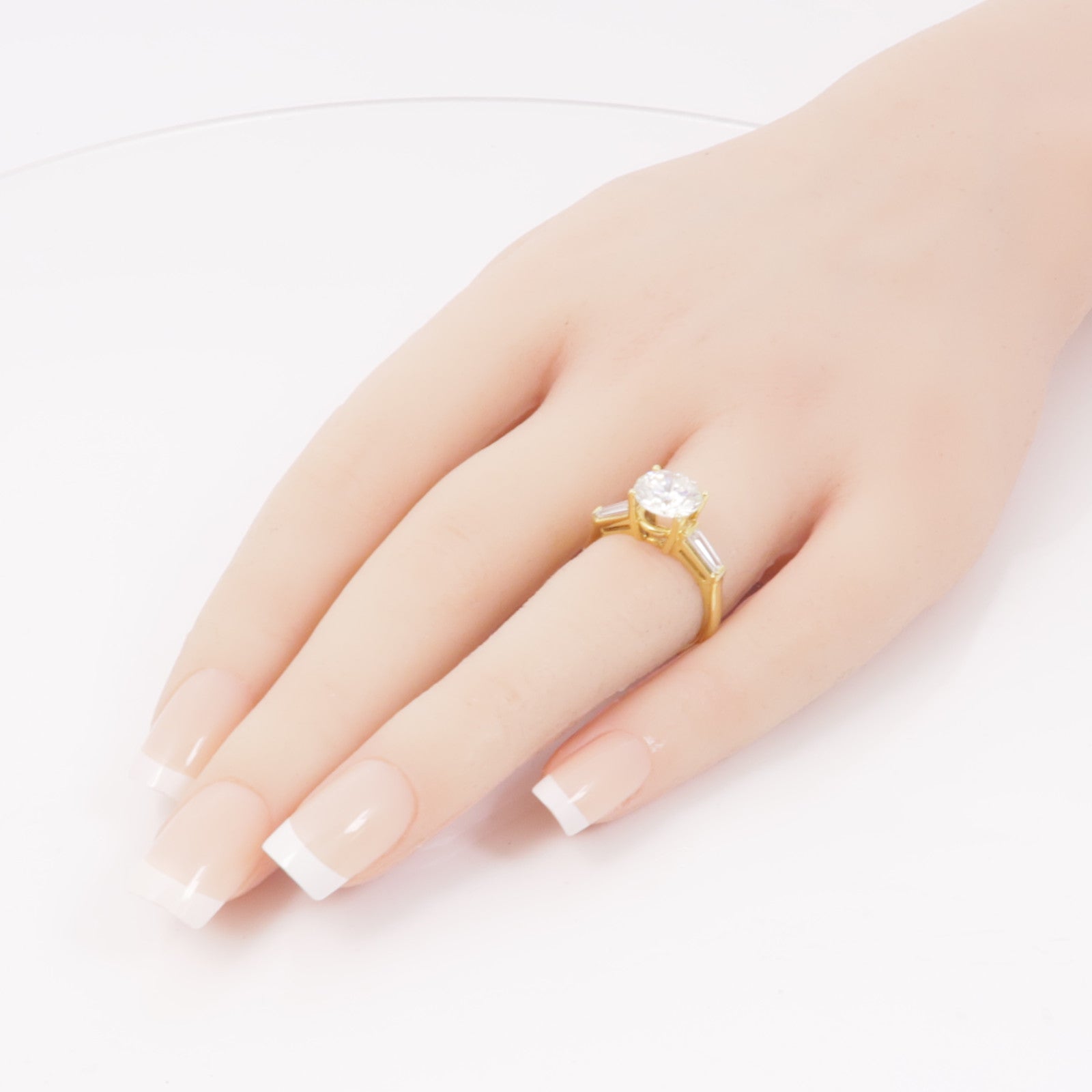 JEWELRY 18K黃金Diamond Ring鑽石戒指US#5.5