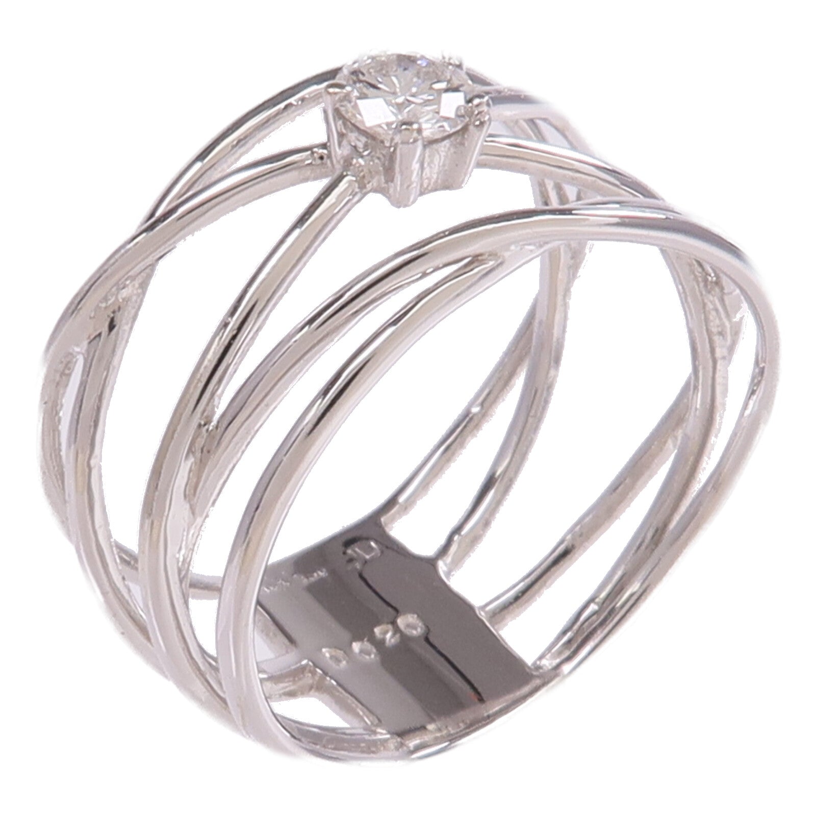 JEWELRY 【激減優惠】18K白金Diamond Ring鑽石戒指US#6