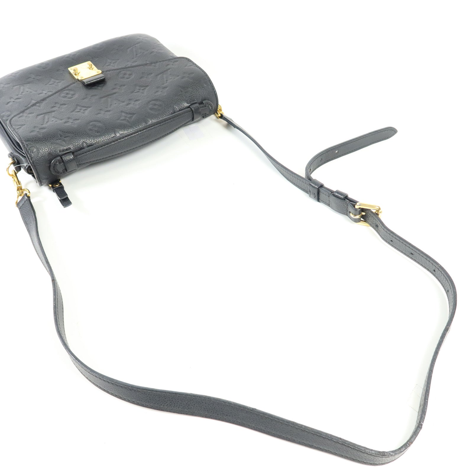 LOUIS VUITTON Monogram Empreinte Pochette Metis金扣手挽肩背兩用袋