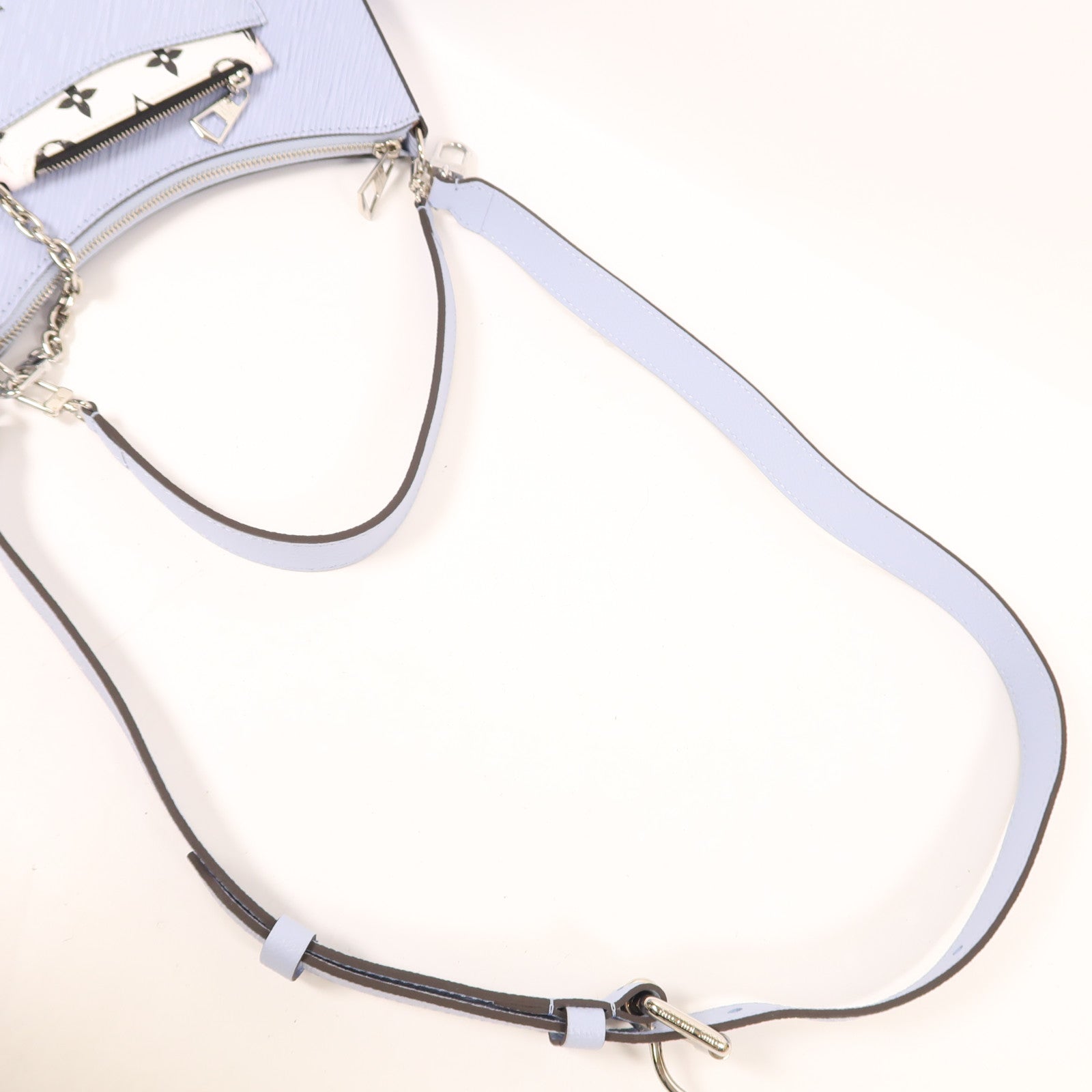 LOUIS VUITTON Epi Marelle銀扣手挽肩背兩用袋