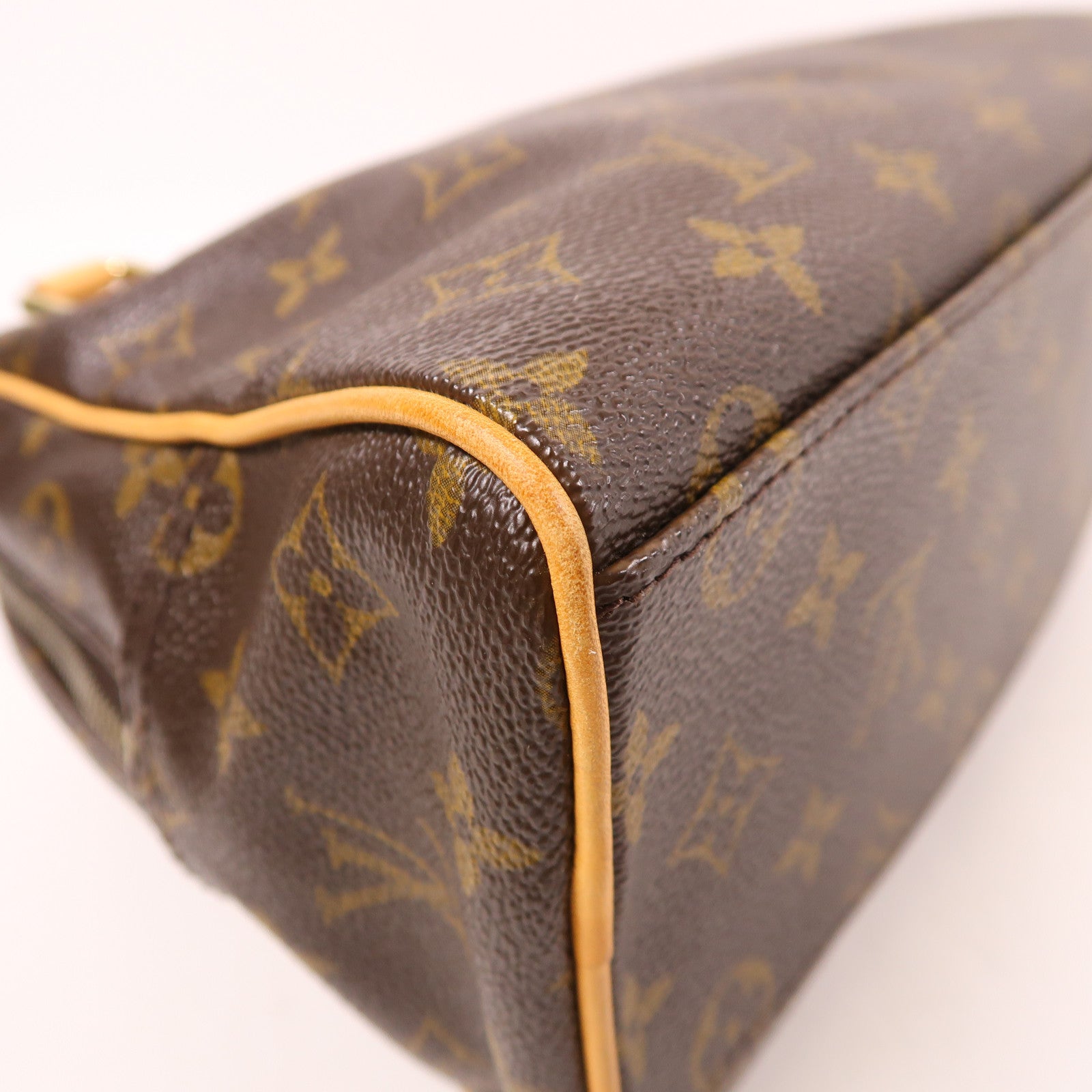 LOUIS VUITTON Monogram Manhattan PM手挽袋棕色