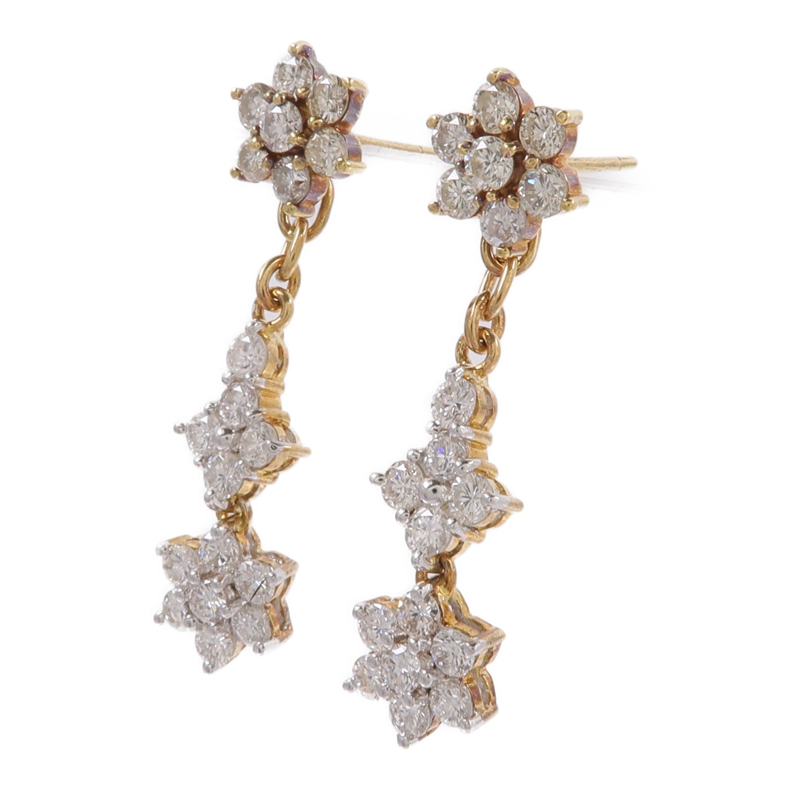 JEWELRY 18K黃金/白金Diamond Earring鑽石耳環