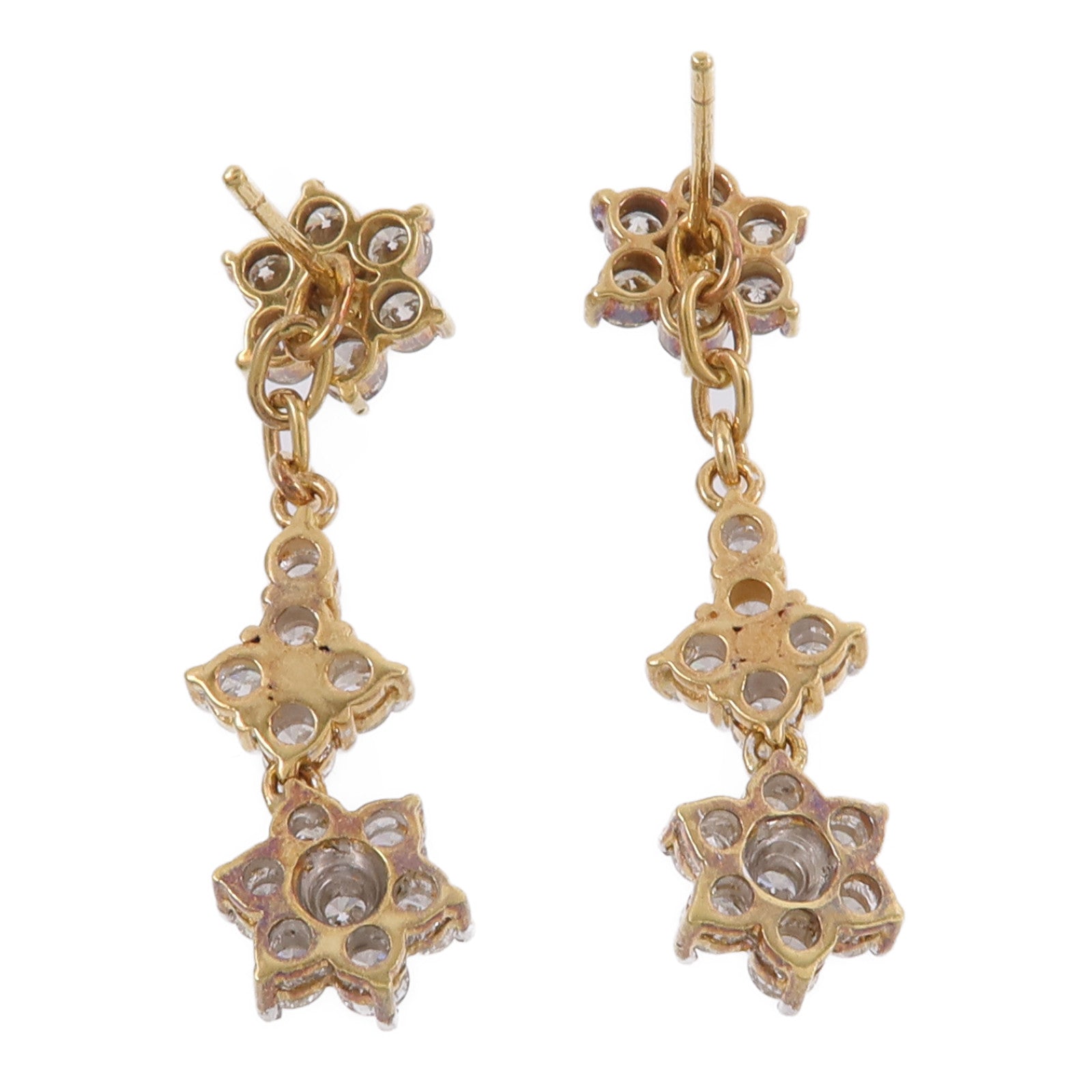 JEWELRY 18K黃金/白金Diamond Earring鑽石耳環