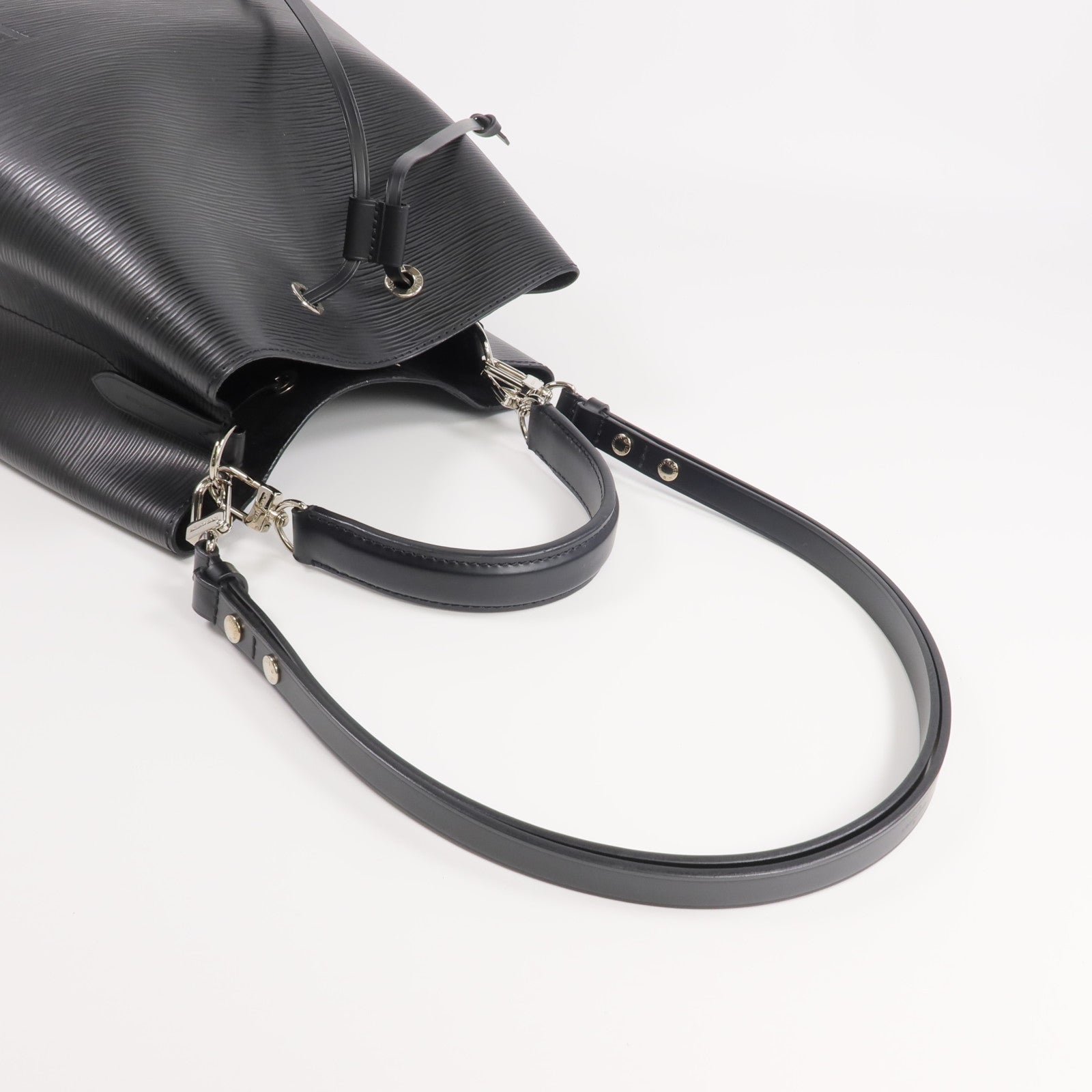 LOUIS VUITTON Epi Neo Noe MM銀扣手挽肩背兩用袋