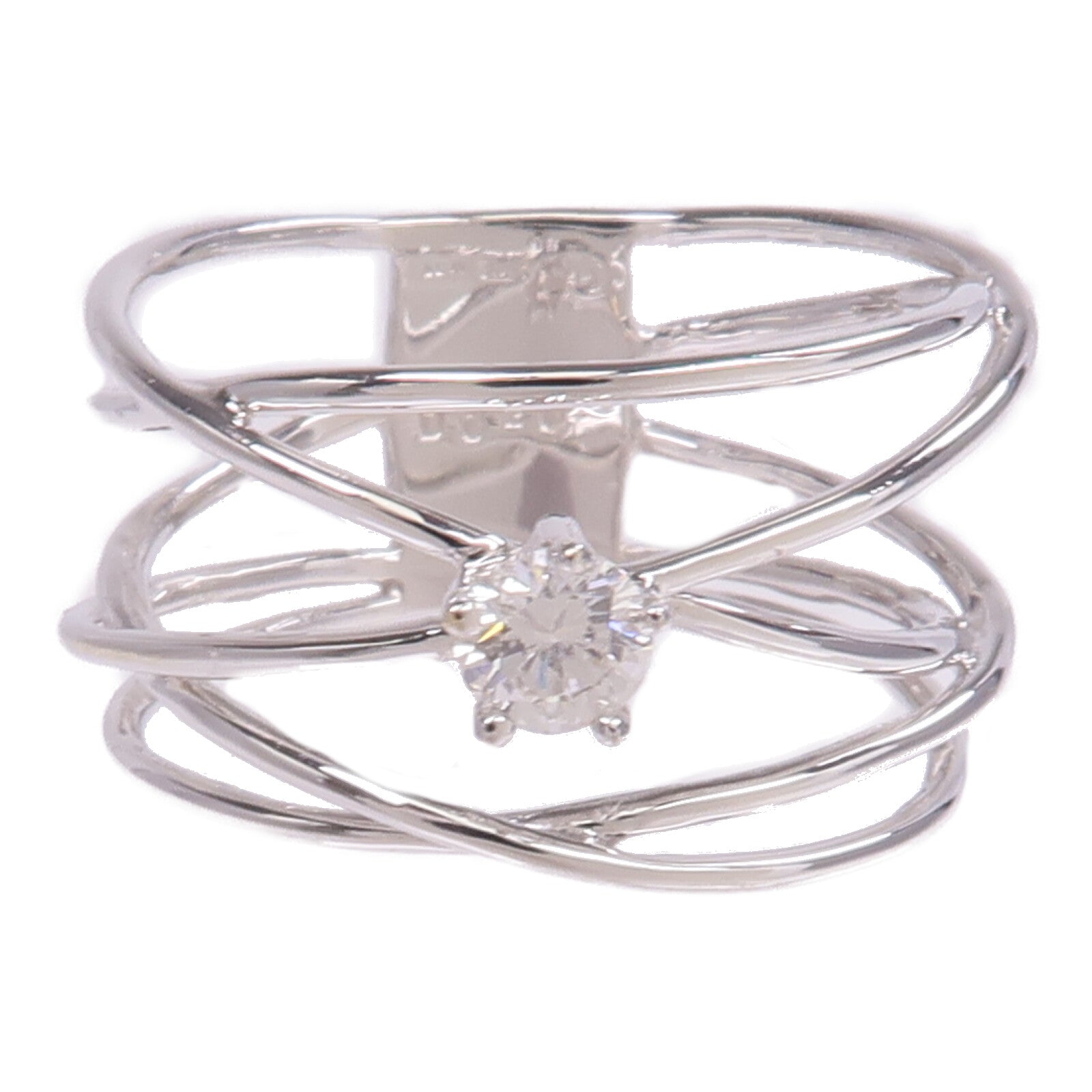 JEWELRY 【激減優惠】18K白金Diamond Ring鑽石戒指US#6
