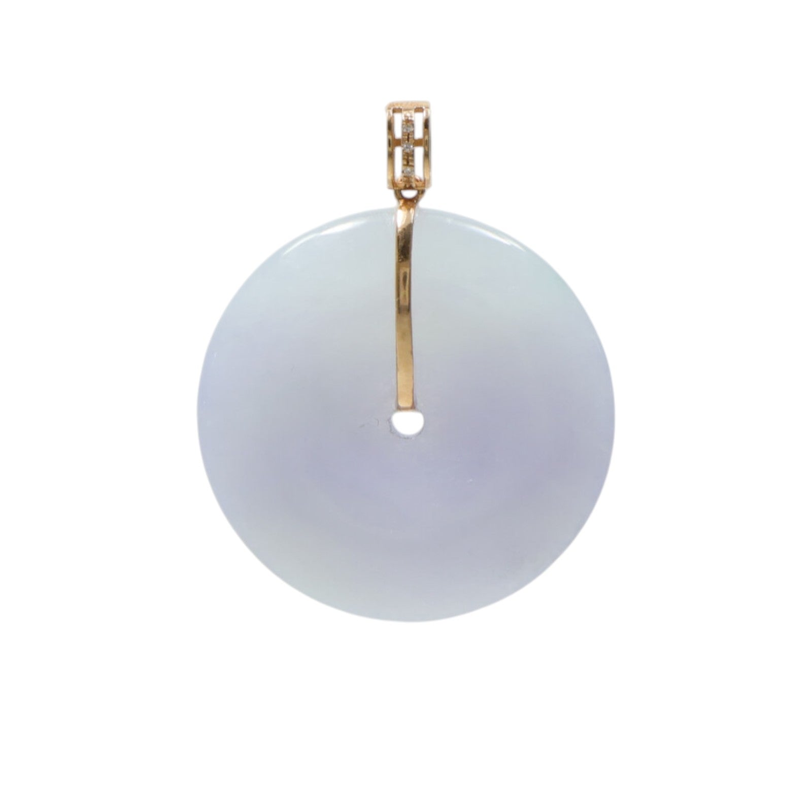 JEWELRY 18K玫瑰金Jade Pendant翡翠吊墜