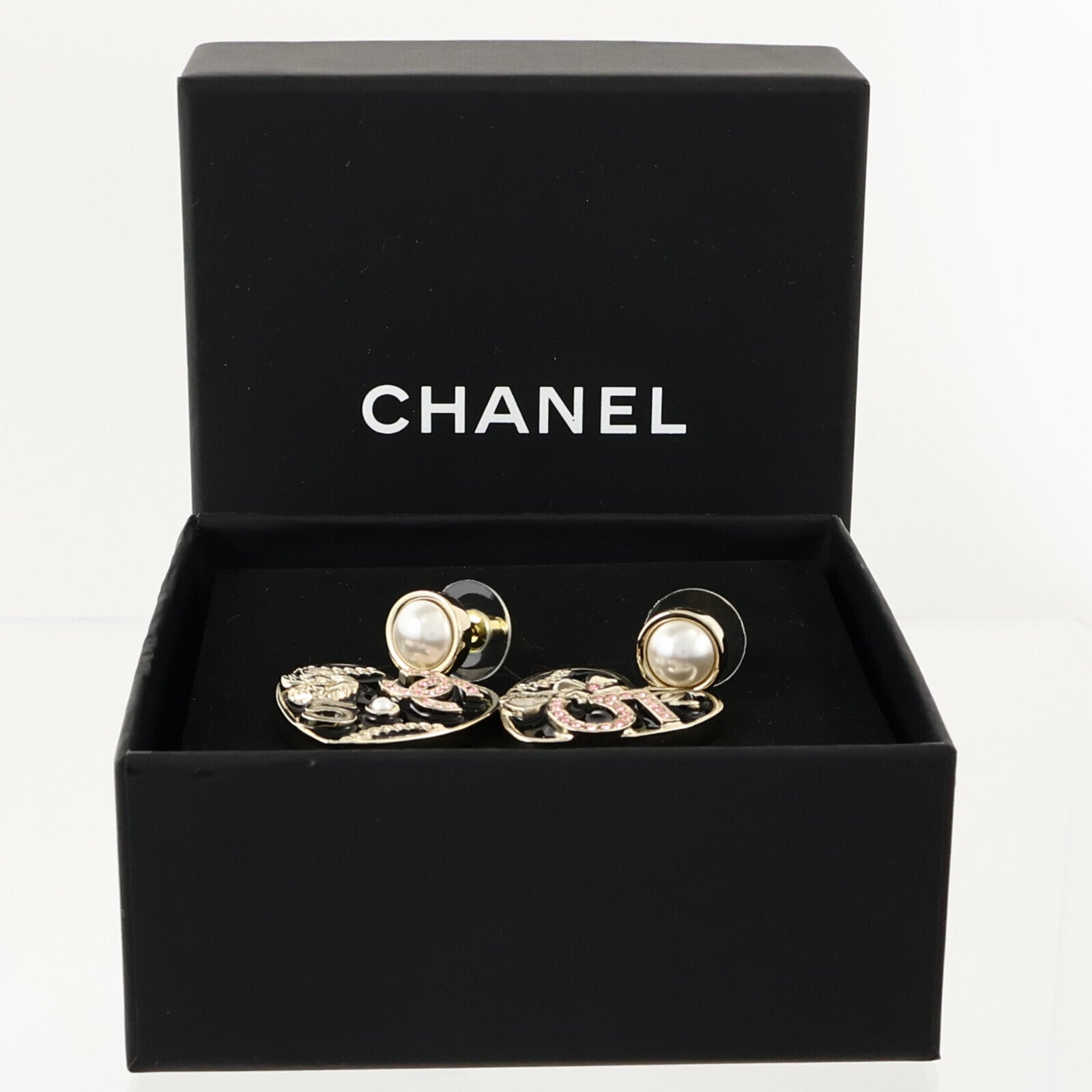 CHANEL 金屬/PVC/琺瑯Earrings耳環