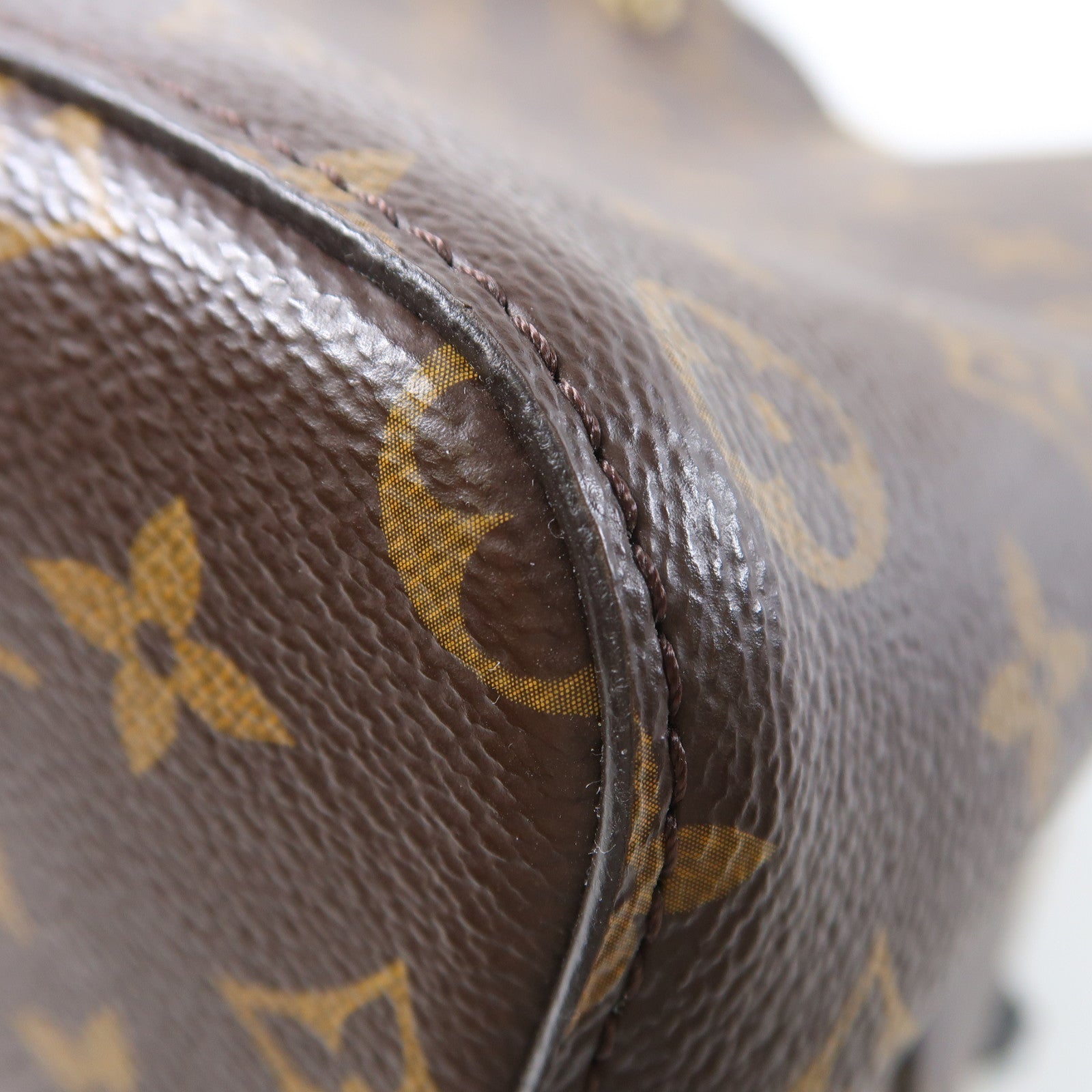 LOUIS VUITTON Monogram Neo Noe MM金扣肩背袋啡色/黑色