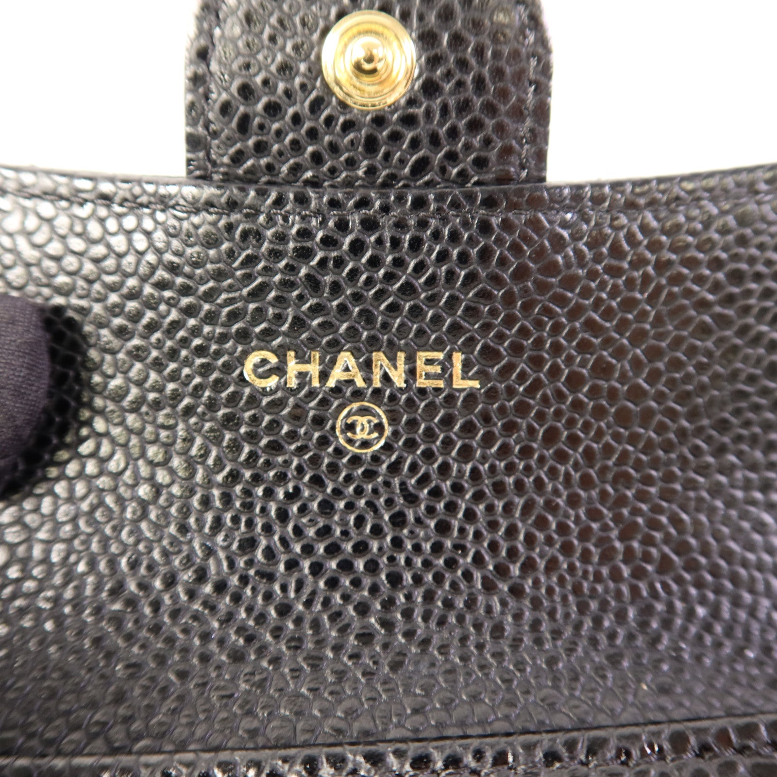 CHANEL 牛皮皮革Card Case金扣卡片套