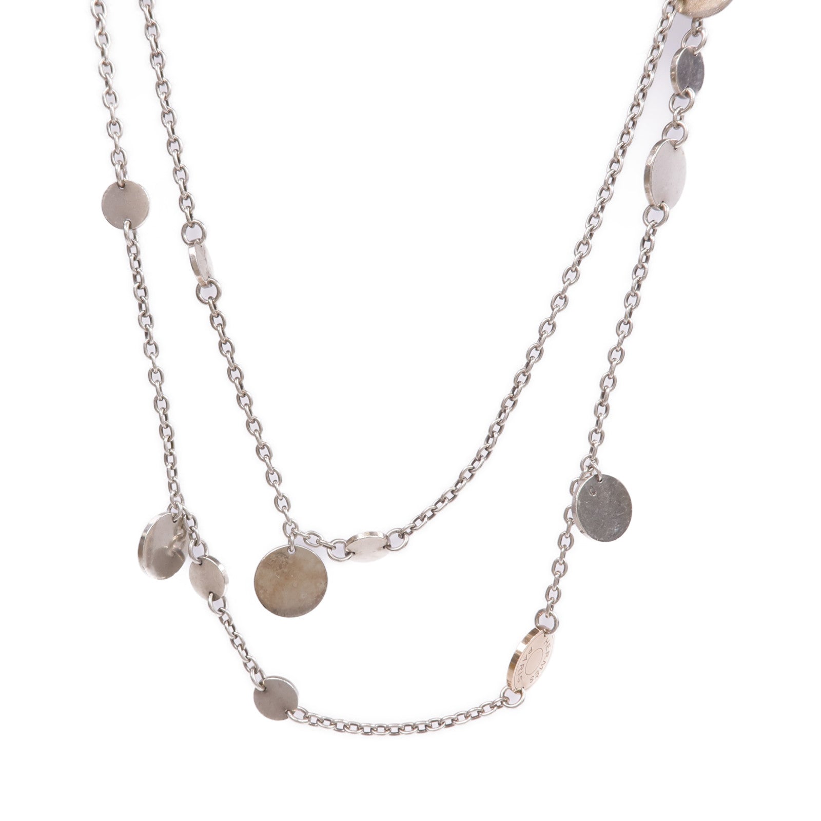 HERMES 18K玫瑰金/925純銀Necklace項鍊