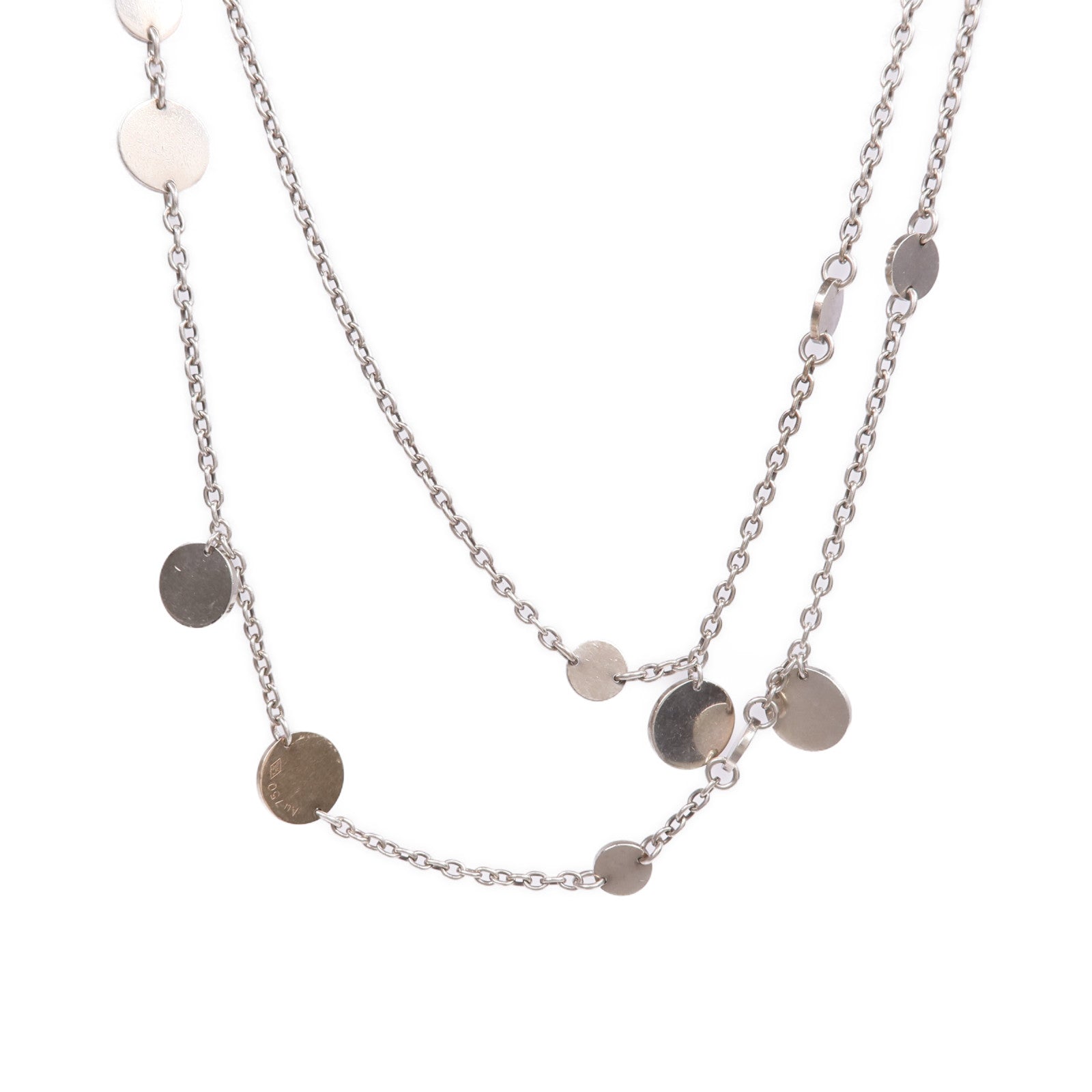 HERMES 18K玫瑰金/925純銀Necklace項鍊