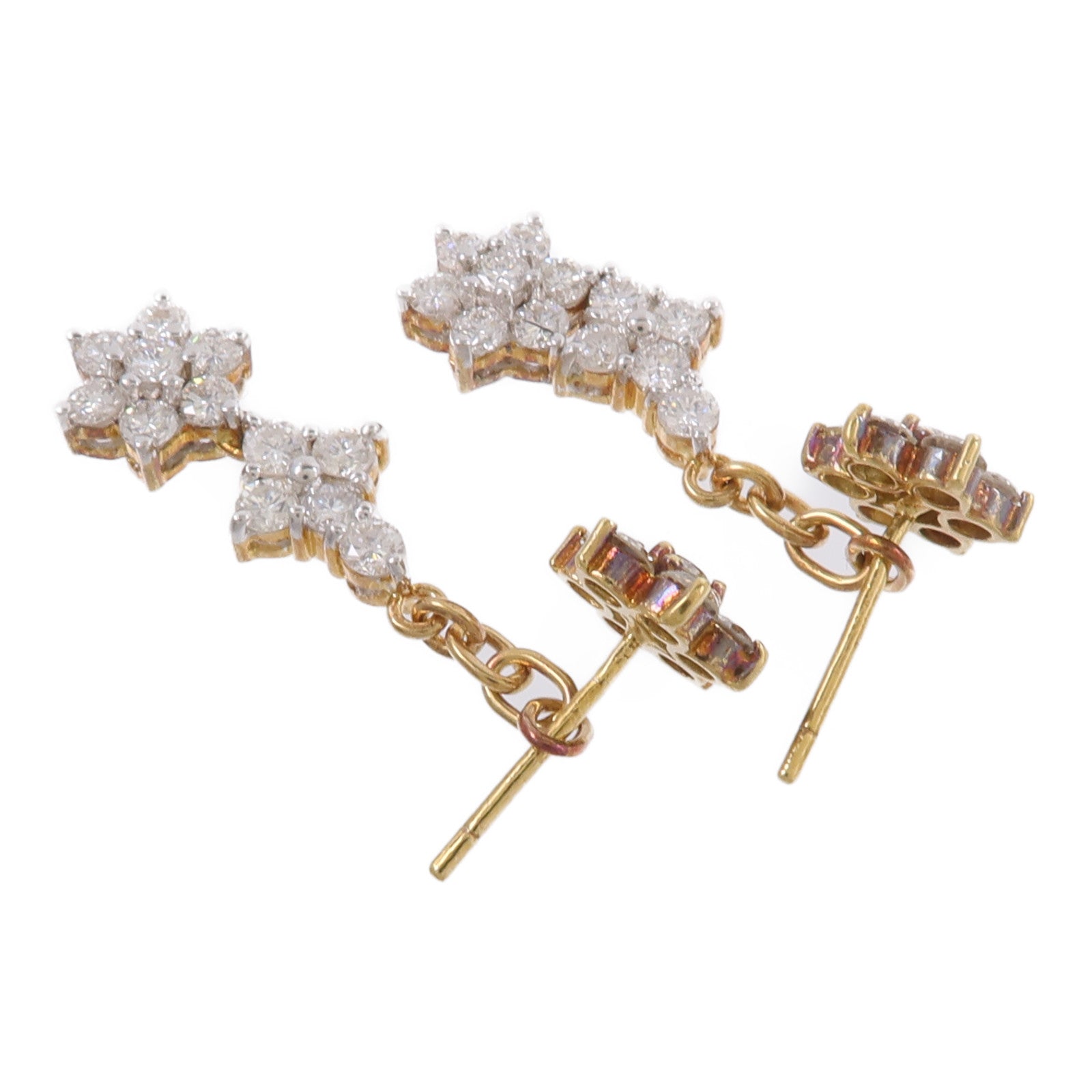 JEWELRY 18K黃金/白金Diamond Earring鑽石耳環