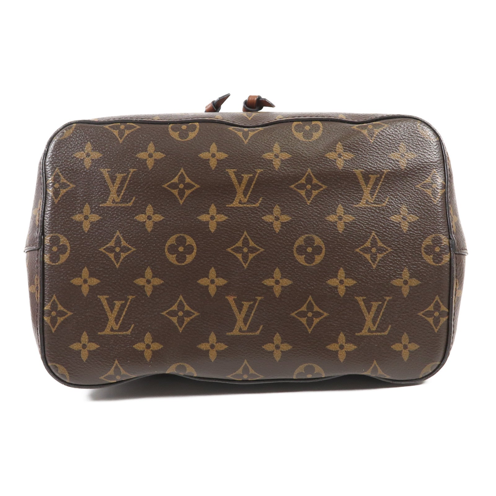 LOUIS VUITTON Monogram NeoNoe MM金扣肩背袋棕色