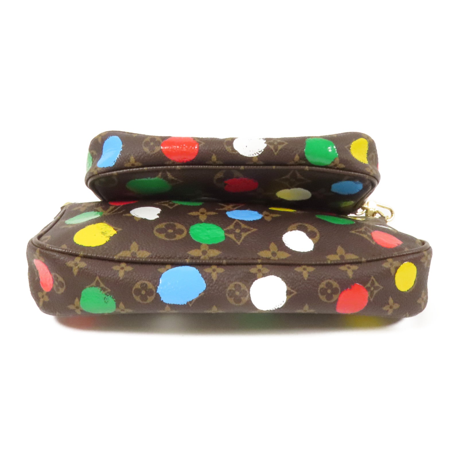 LOUIS VUITTON 【激減優惠】Monogram LV X YK Pochette金扣手挽肩背兩用袋
