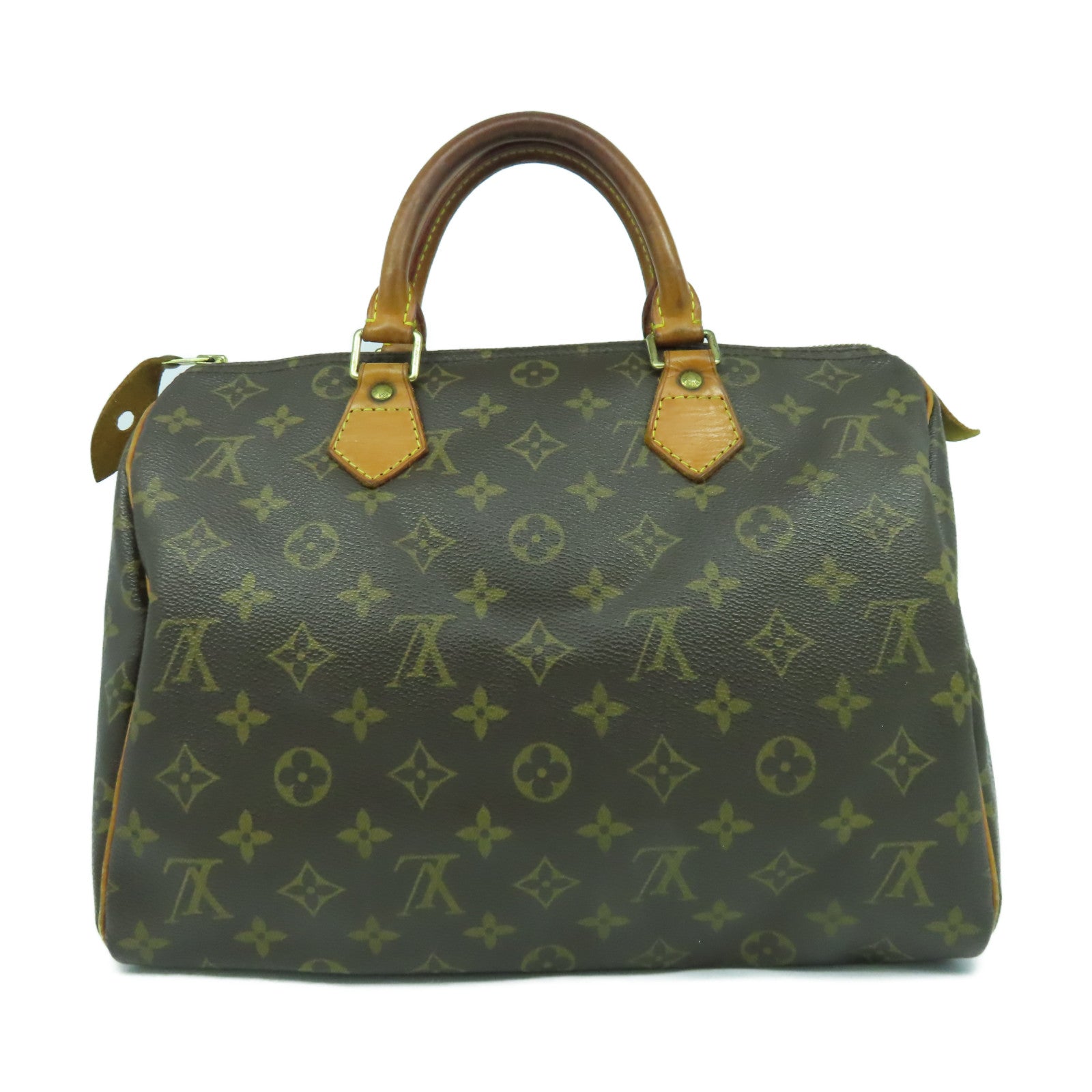 LOUIS VUITTON 【激減優惠】Monogram Speedy 30金扣手挽袋啡色