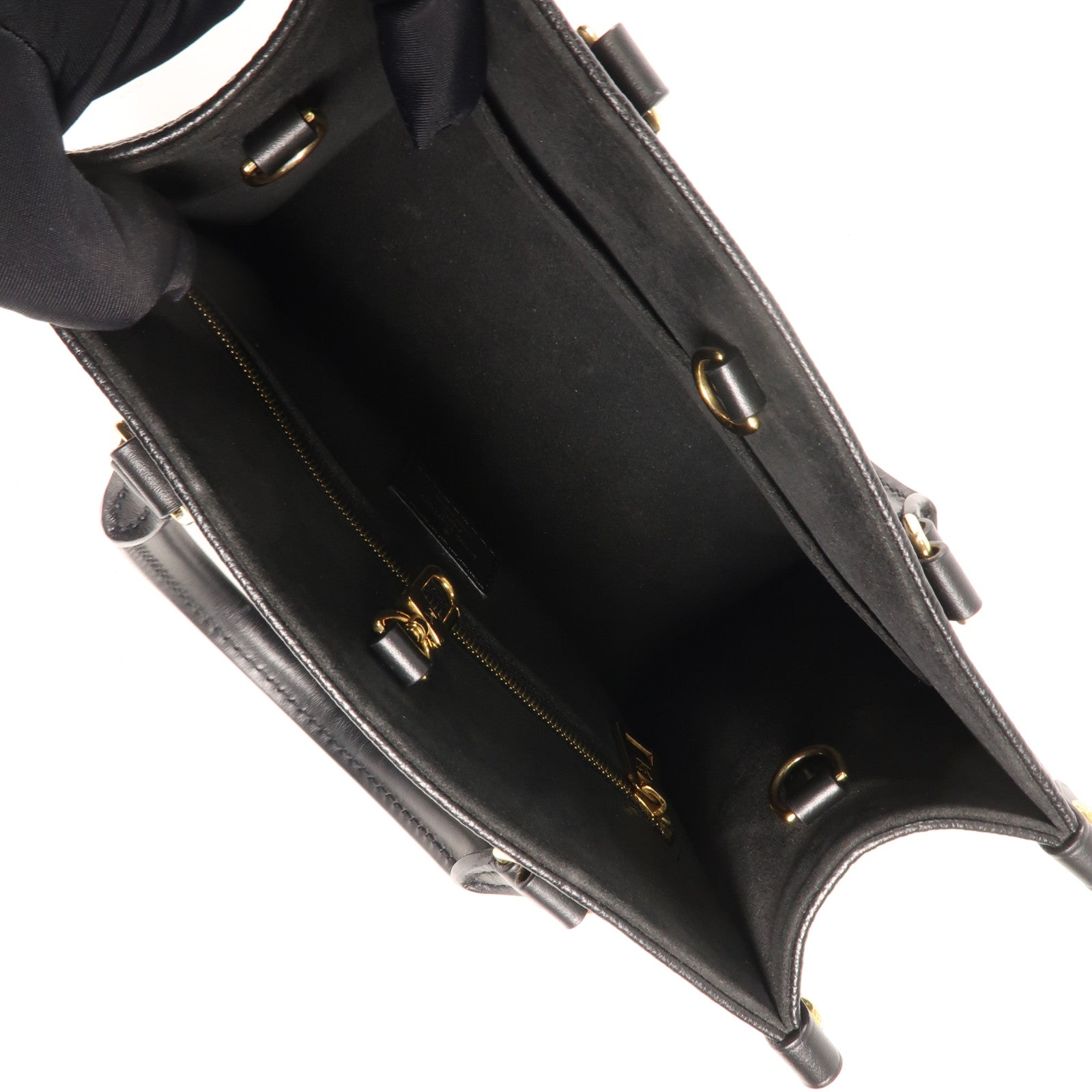 LOUIS VUITTON Monogram Empreinte On The Go PM金扣手挽肩背兩用袋