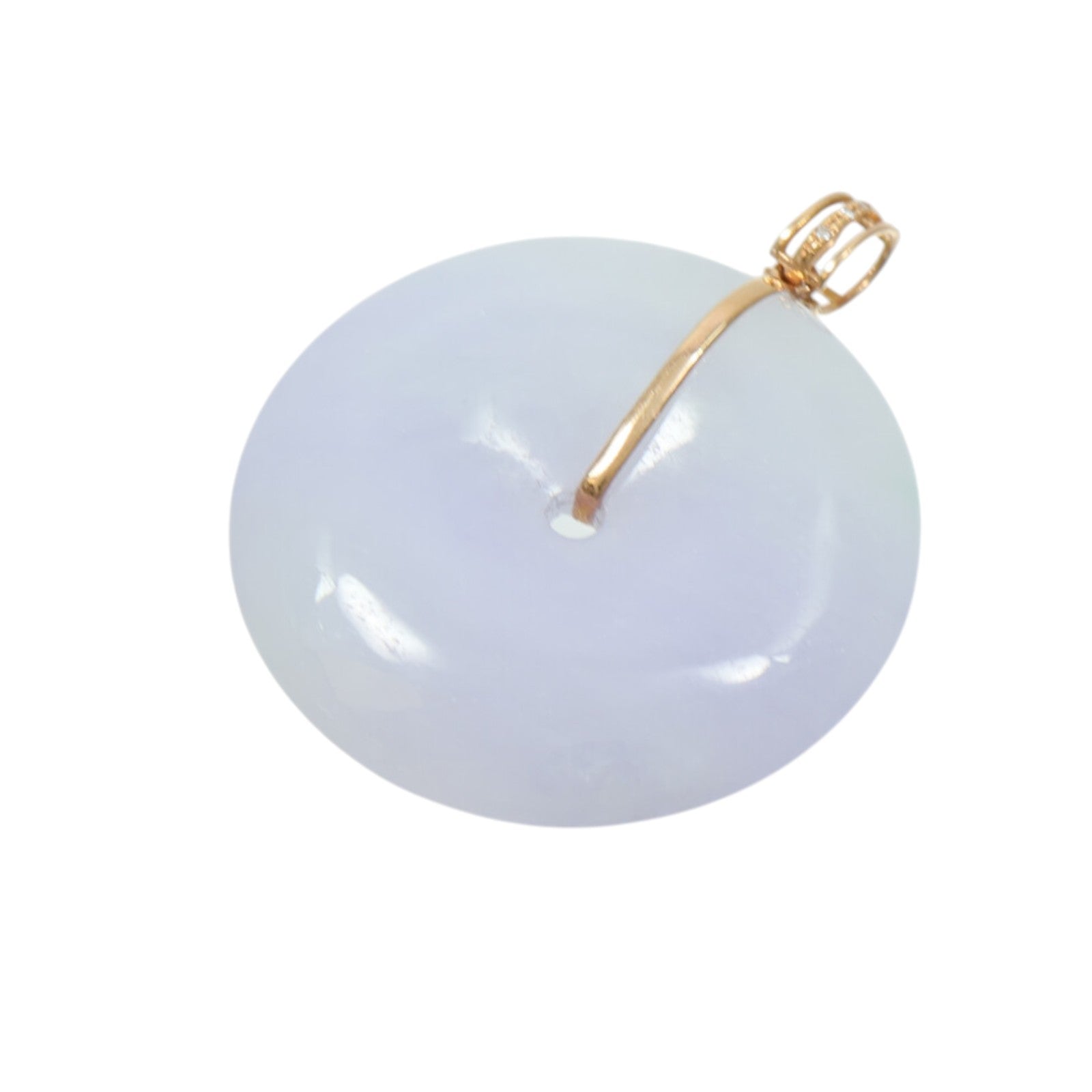 JEWELRY 18K玫瑰金Jade Pendant翡翠吊墜