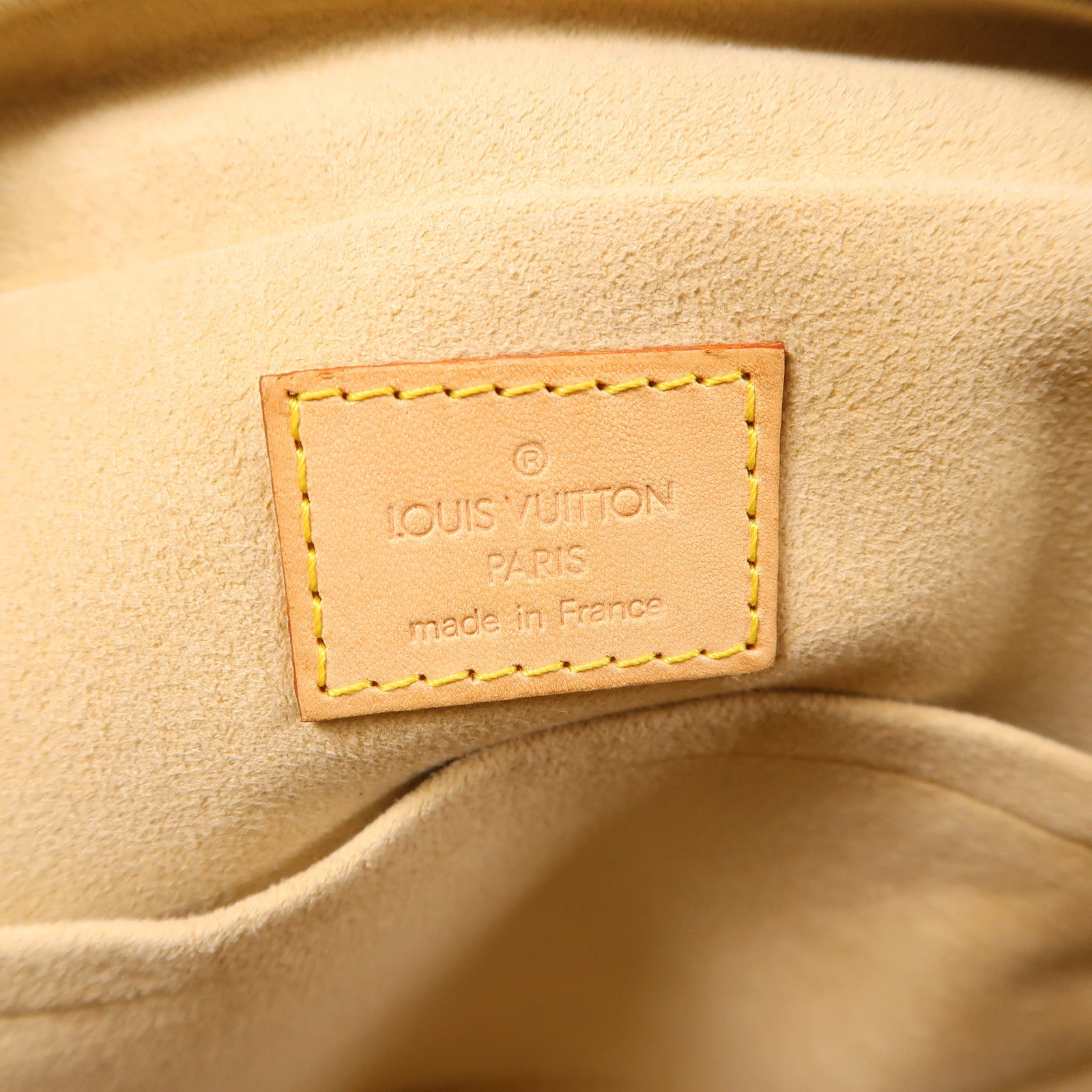 LOUIS VUITTON Monogram Manhattan PM手挽袋棕色