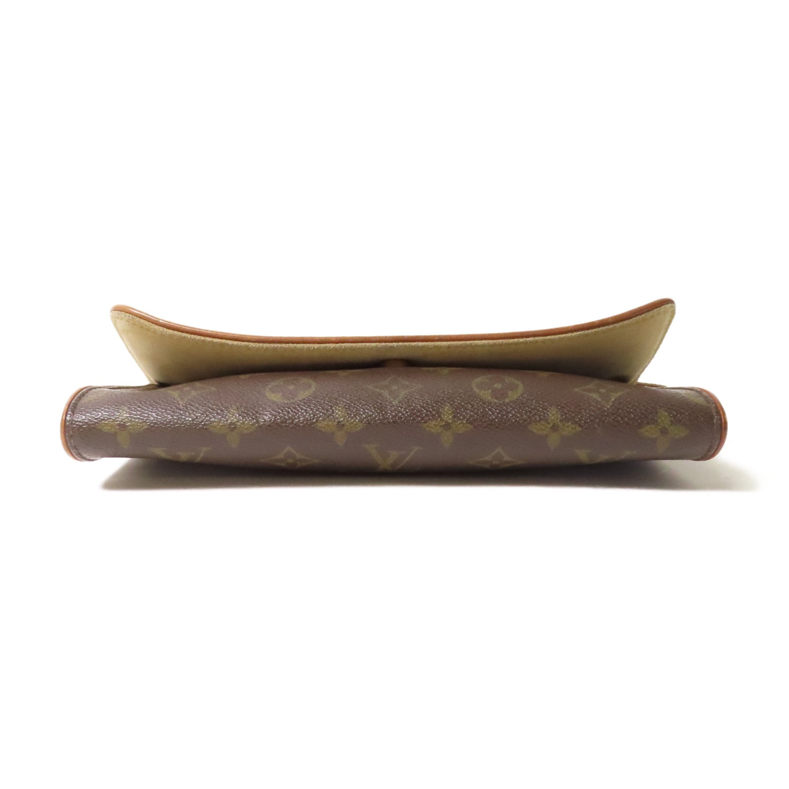 LOUIS VUITTON Monogram Pochette Twin GM金扣肩背袋啡色