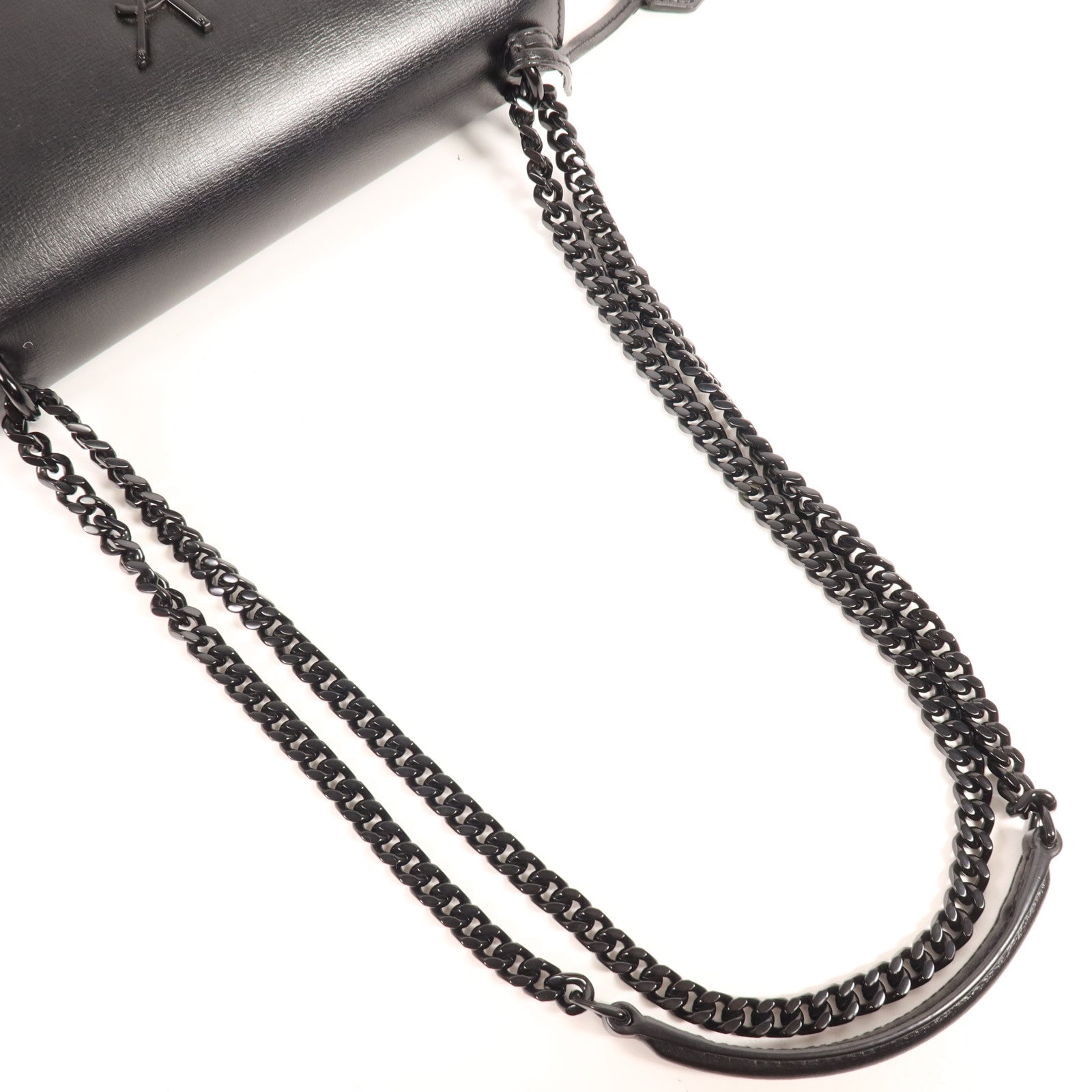 YVES SAINT LAURENT 牛皮皮革Sunset Medium鏈帶肩背袋