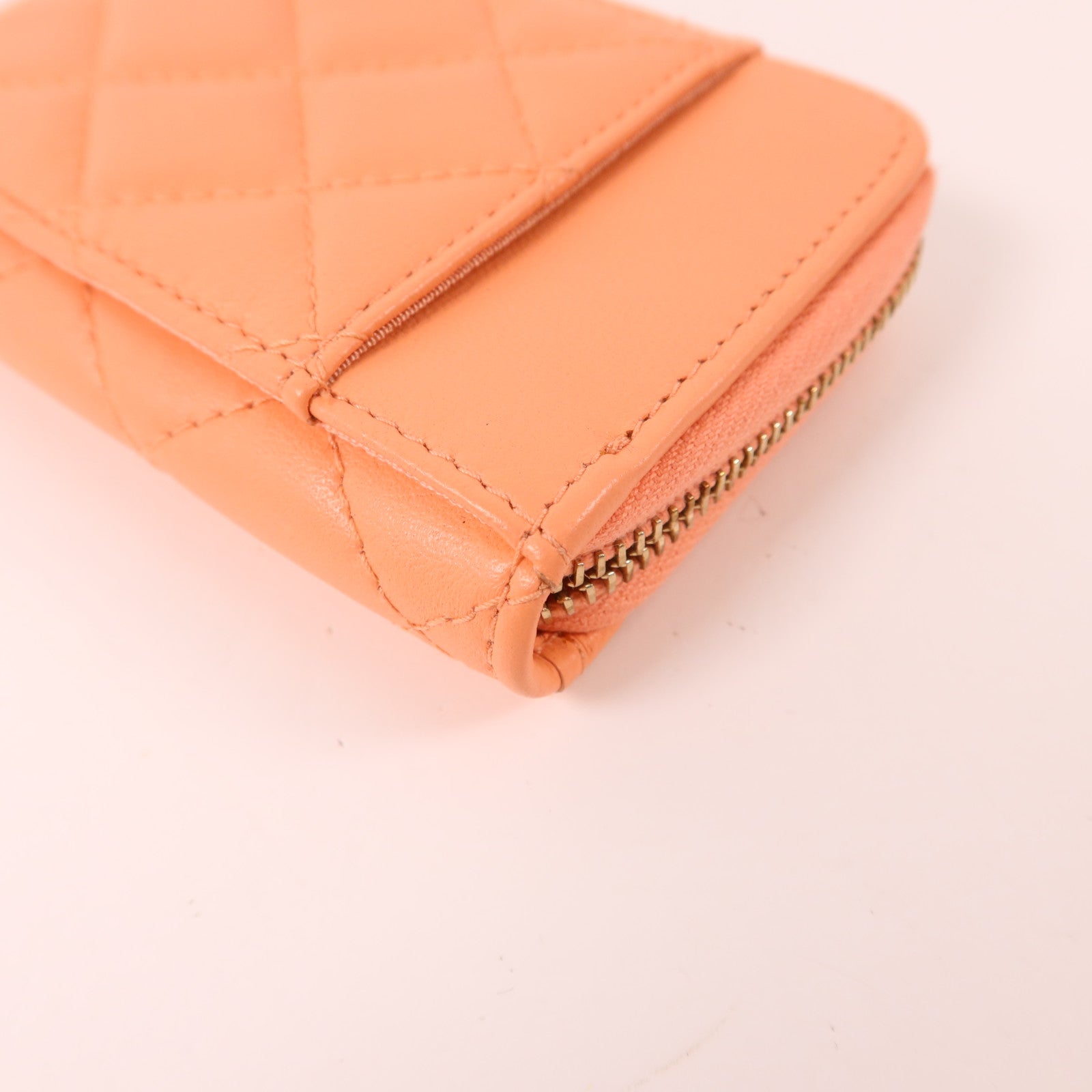 CHANEL 羊皮皮革Card Case金扣卡片套