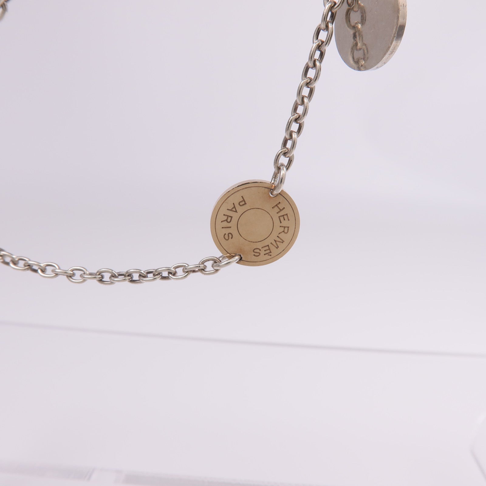 HERMES 18K玫瑰金/925純銀Necklace項鍊