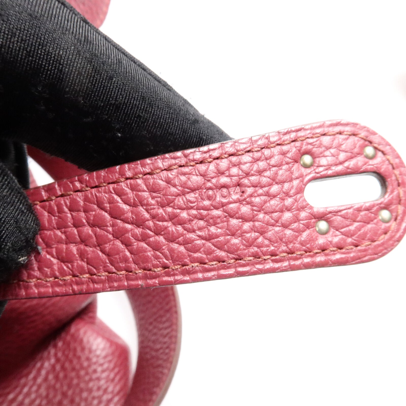 HERMES Clemence皮革Lindy 34手挽肩背兩用袋Rubis